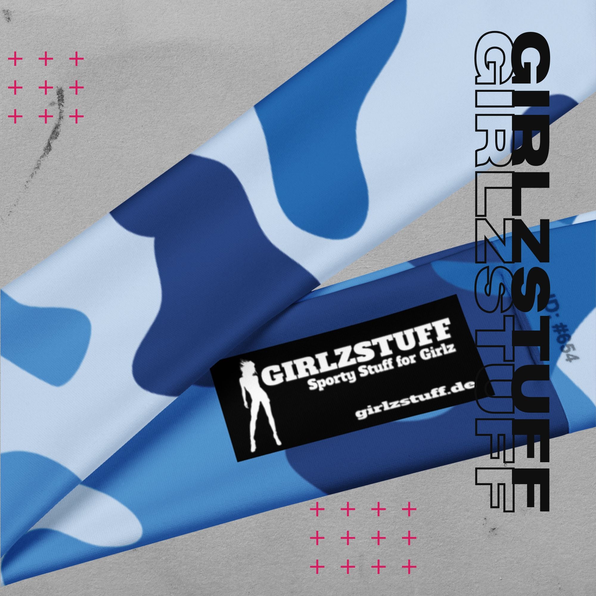 Camo Blue Stirnband – Für Training, Vibes & Friday Night Style