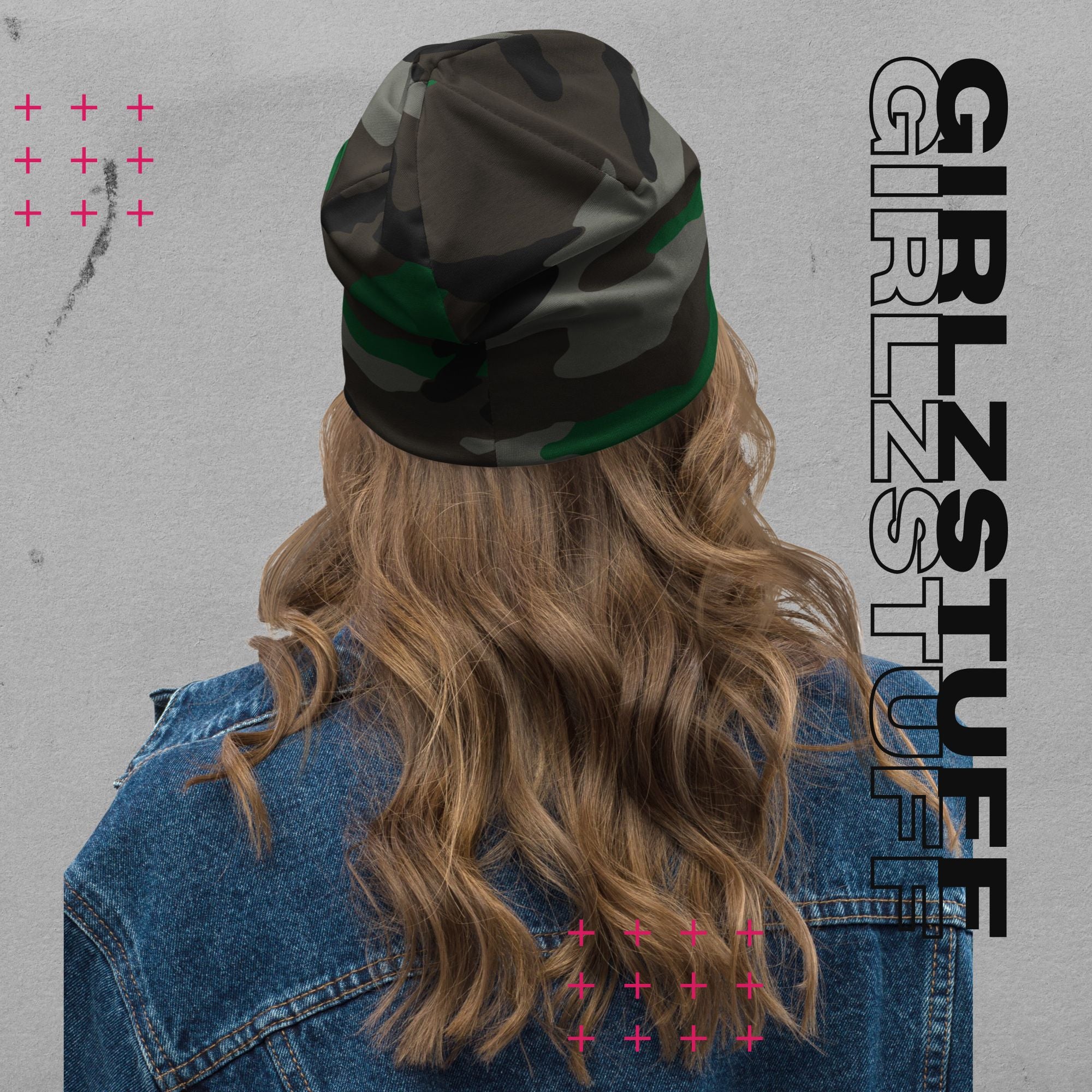 Camo Green Beanie – Warm. Weich. Wild.