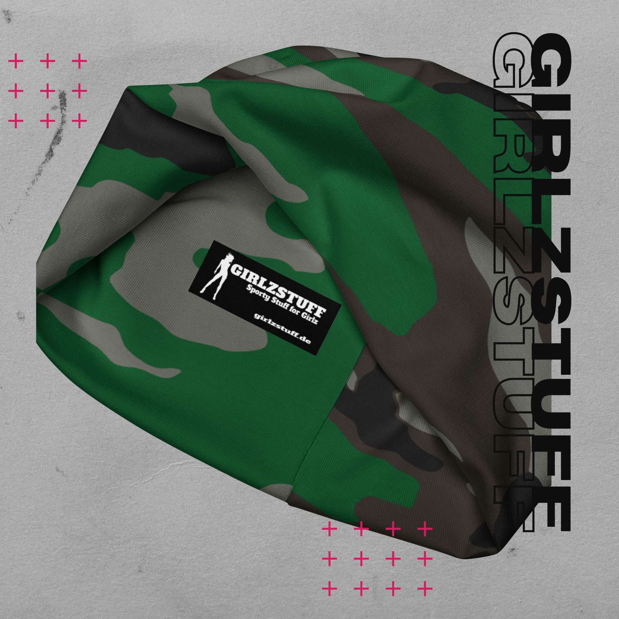 Camo Green Beanie – Warm. Weich. Wild.