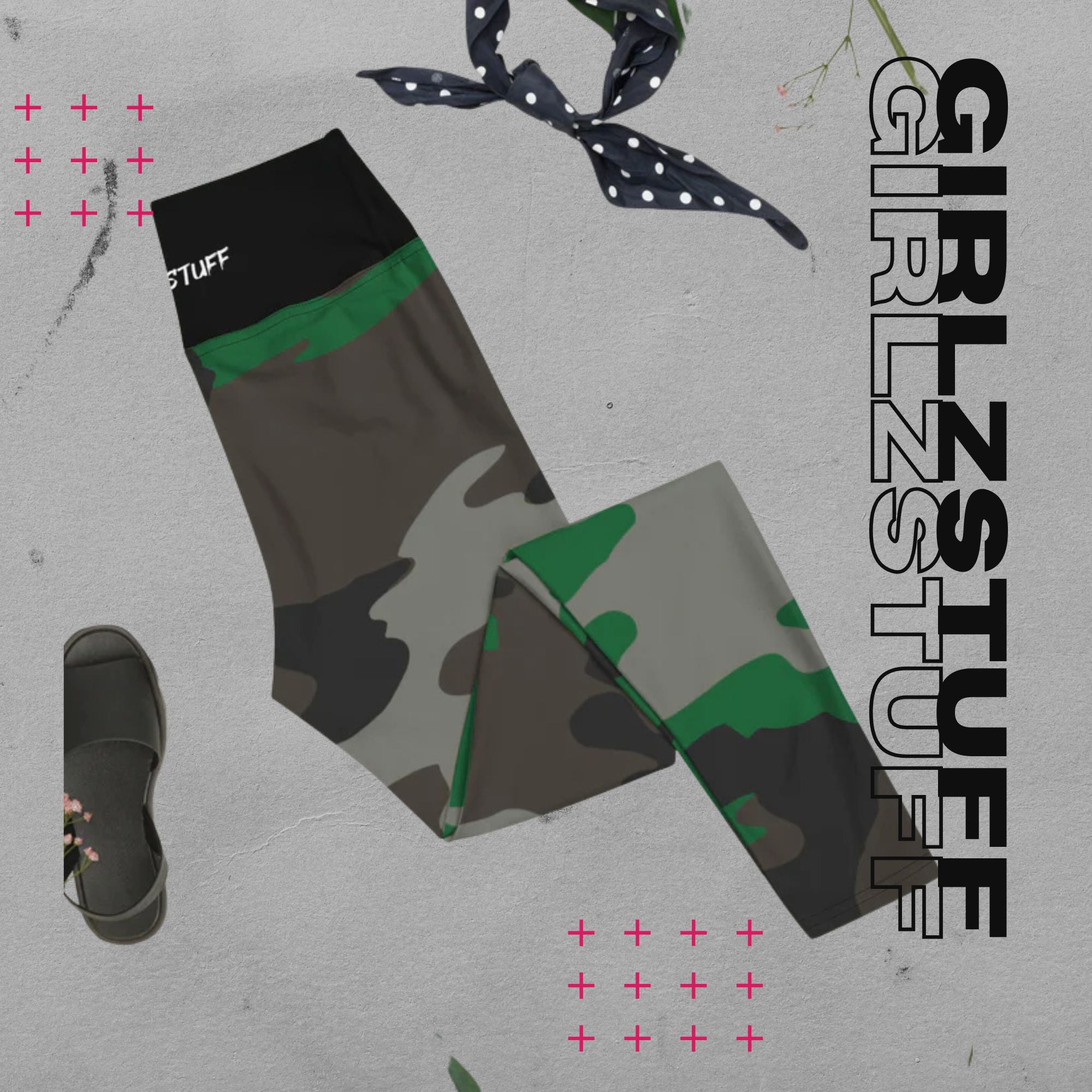 Camo Leggings in Tarn-Grün – Deine zweite Haut für Training & Alltag