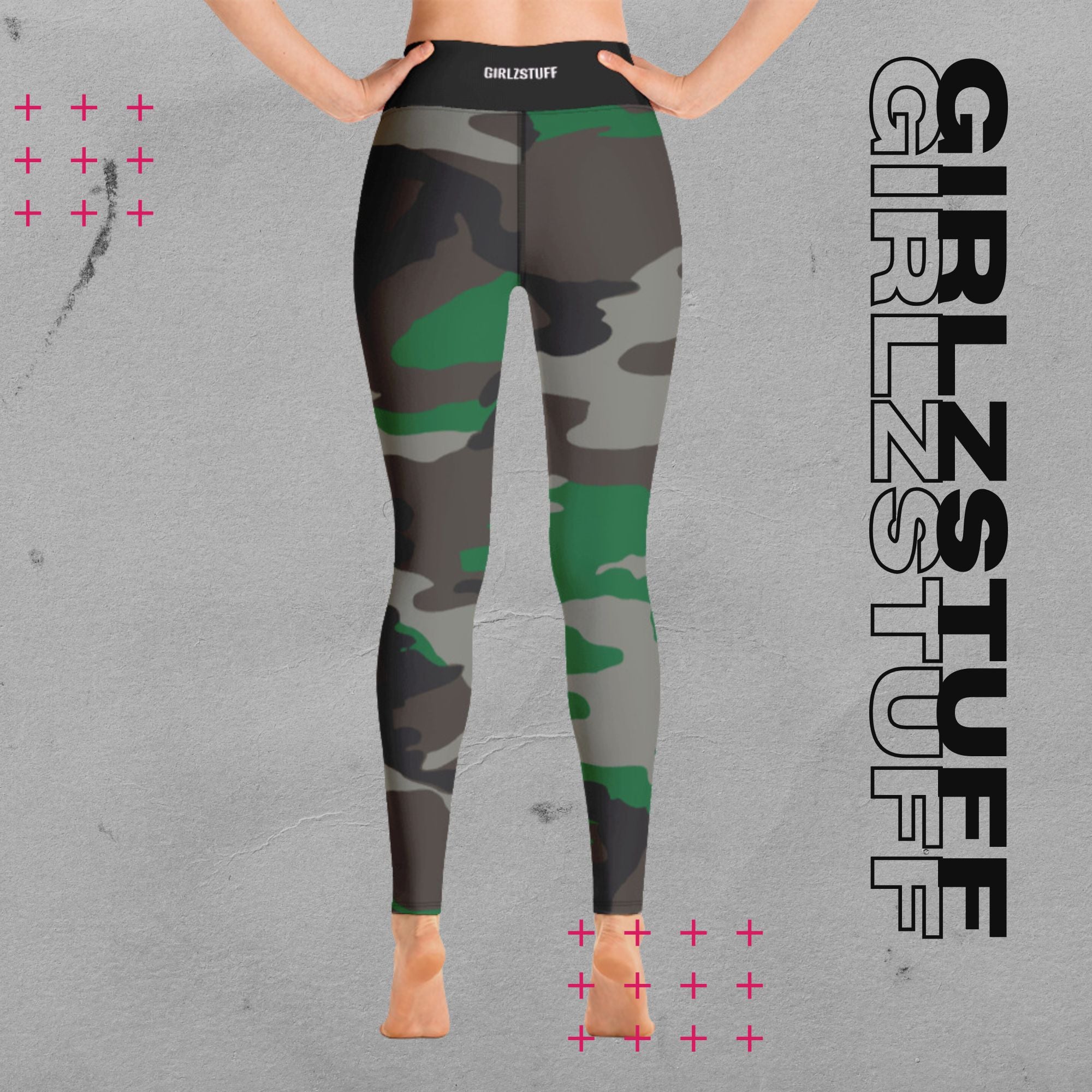Camo Leggings in Tarn-Grün – Deine zweite Haut für Training & Alltag