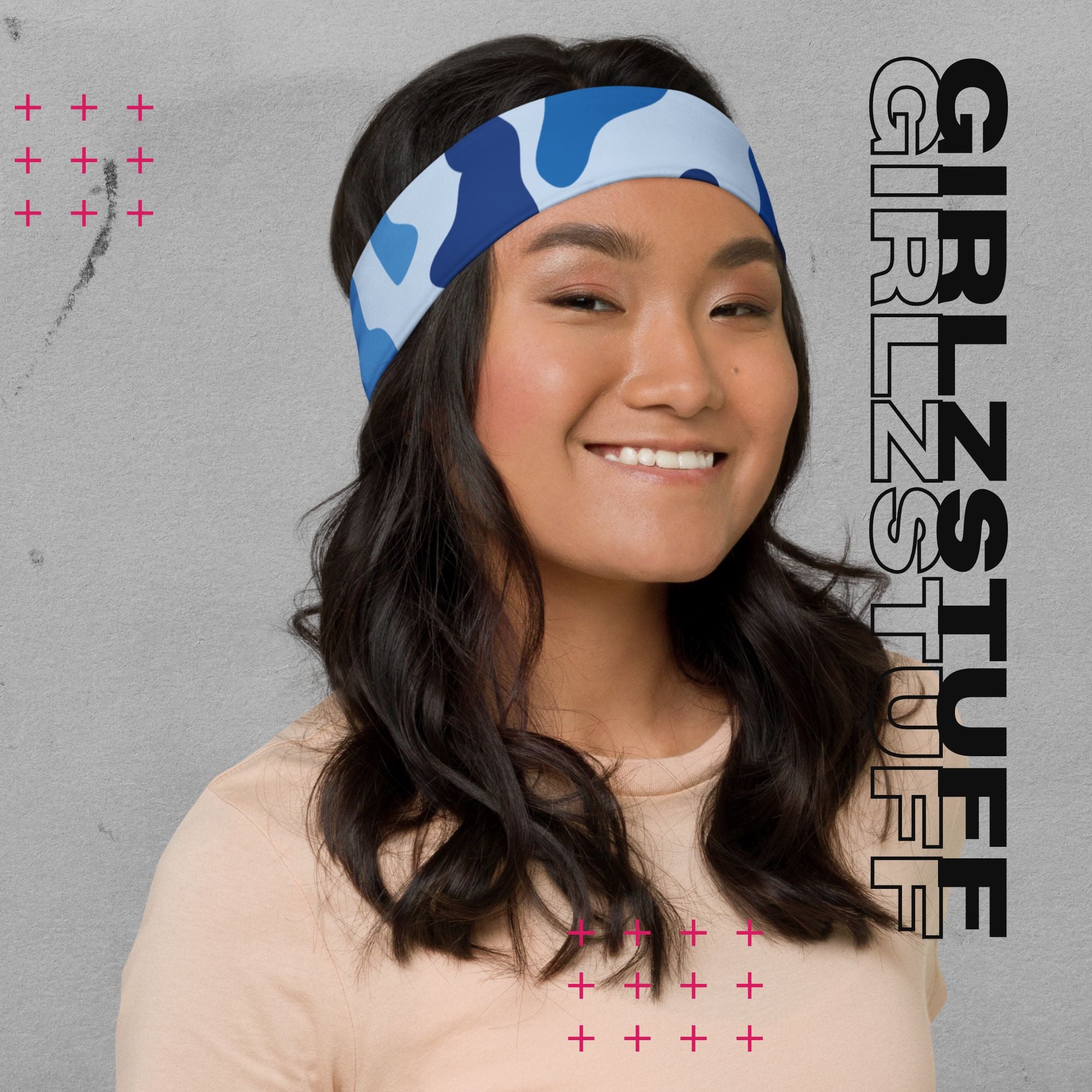 Camo Blue Stirnband – Für Training, Vibes & Friday Night Style