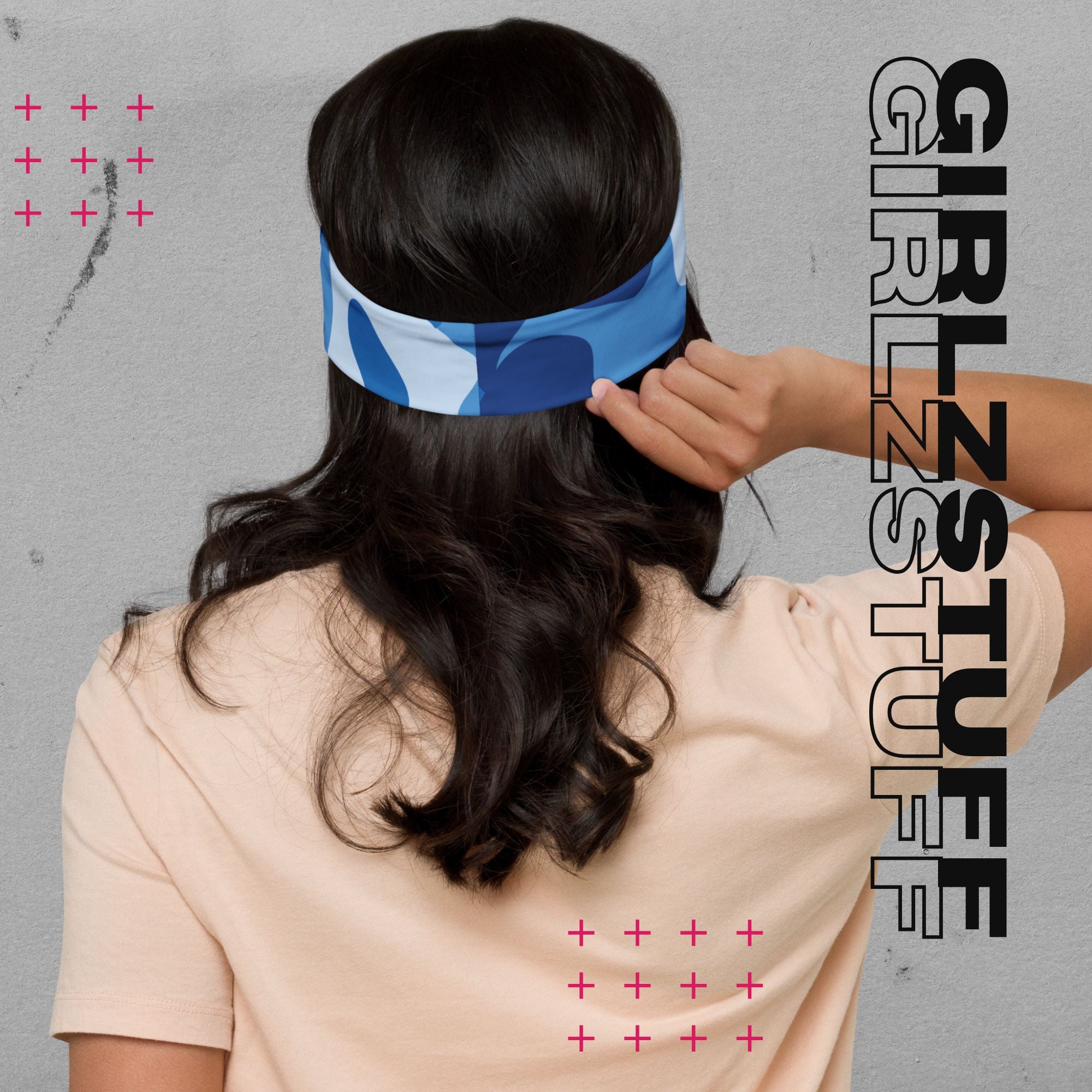 Camo Blue Stirnband – Für Training, Vibes & Friday Night Style