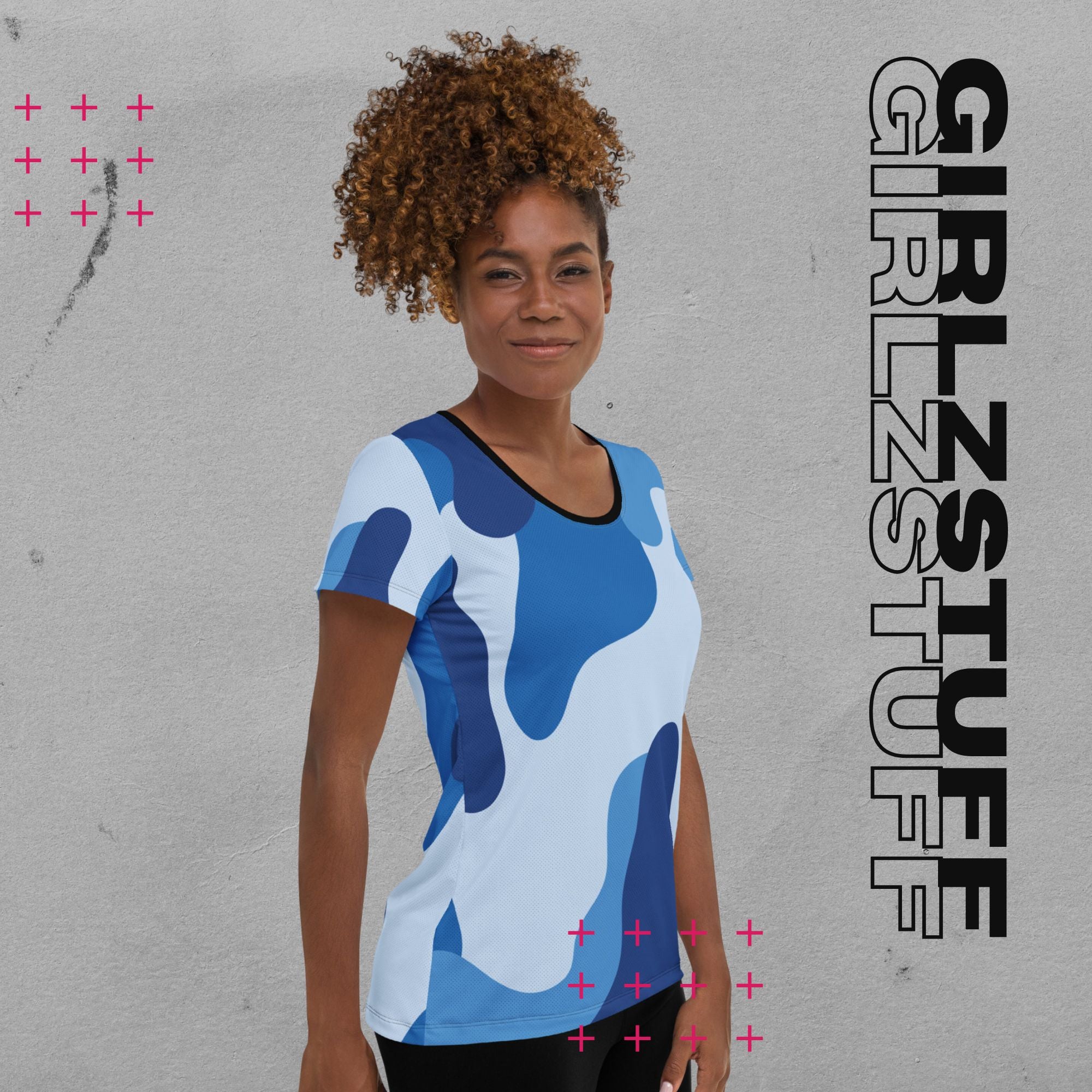 Camo BlueT-Shirt – Atmungsaktiv. Stark. Und voll dein Style.