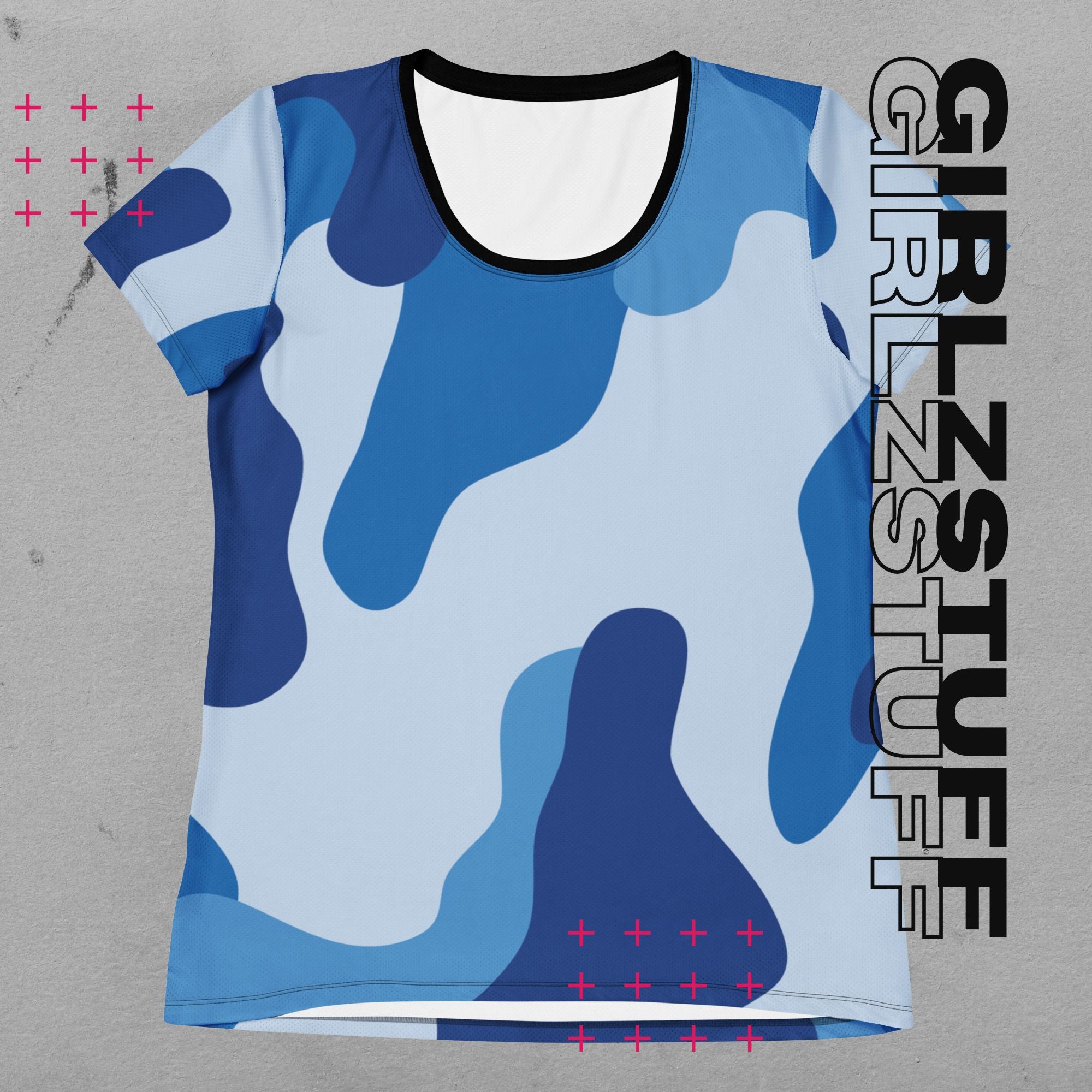 Camo BlueT-Shirt – Atmungsaktiv. Stark. Und voll dein Style.