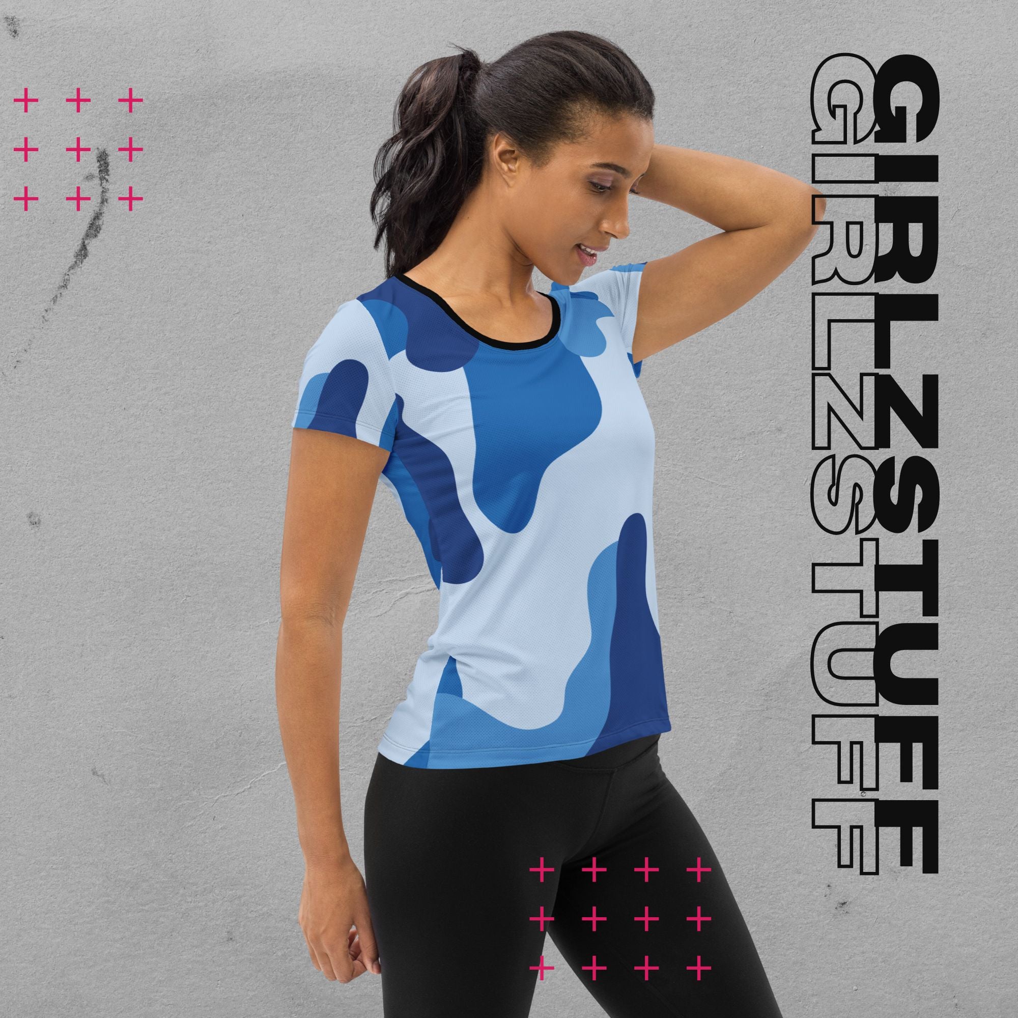Camo BlueT-Shirt – Atmungsaktiv. Stark. Und voll dein Style.