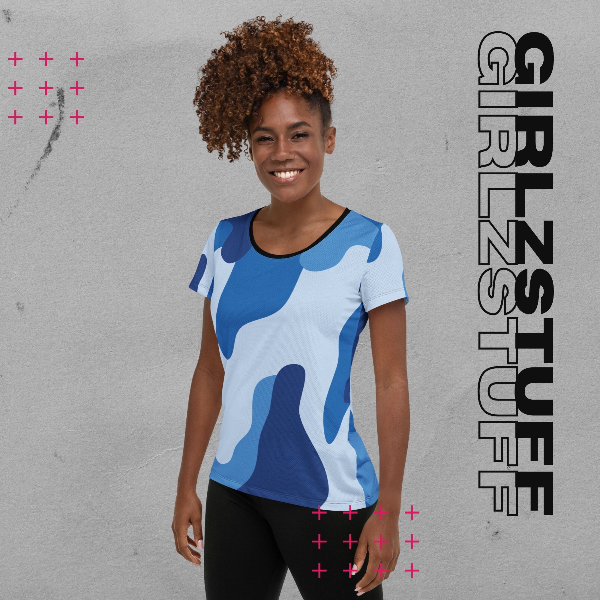 Camo BlueT-Shirt – Atmungsaktiv. Stark. Und voll dein Style.