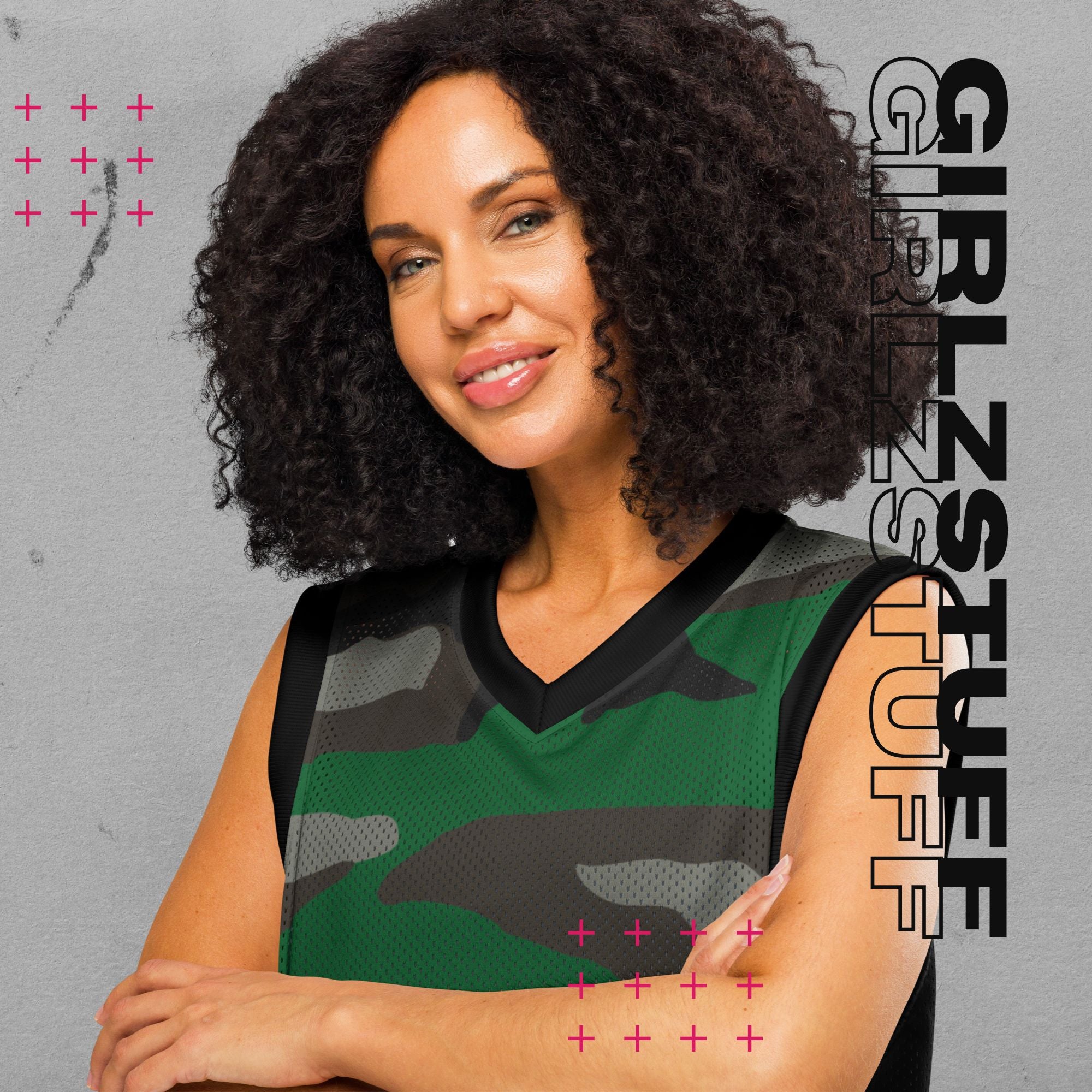 Camo Green Basketball Jersey â FĂŒr Platz, Street & Girlz mit Haltung