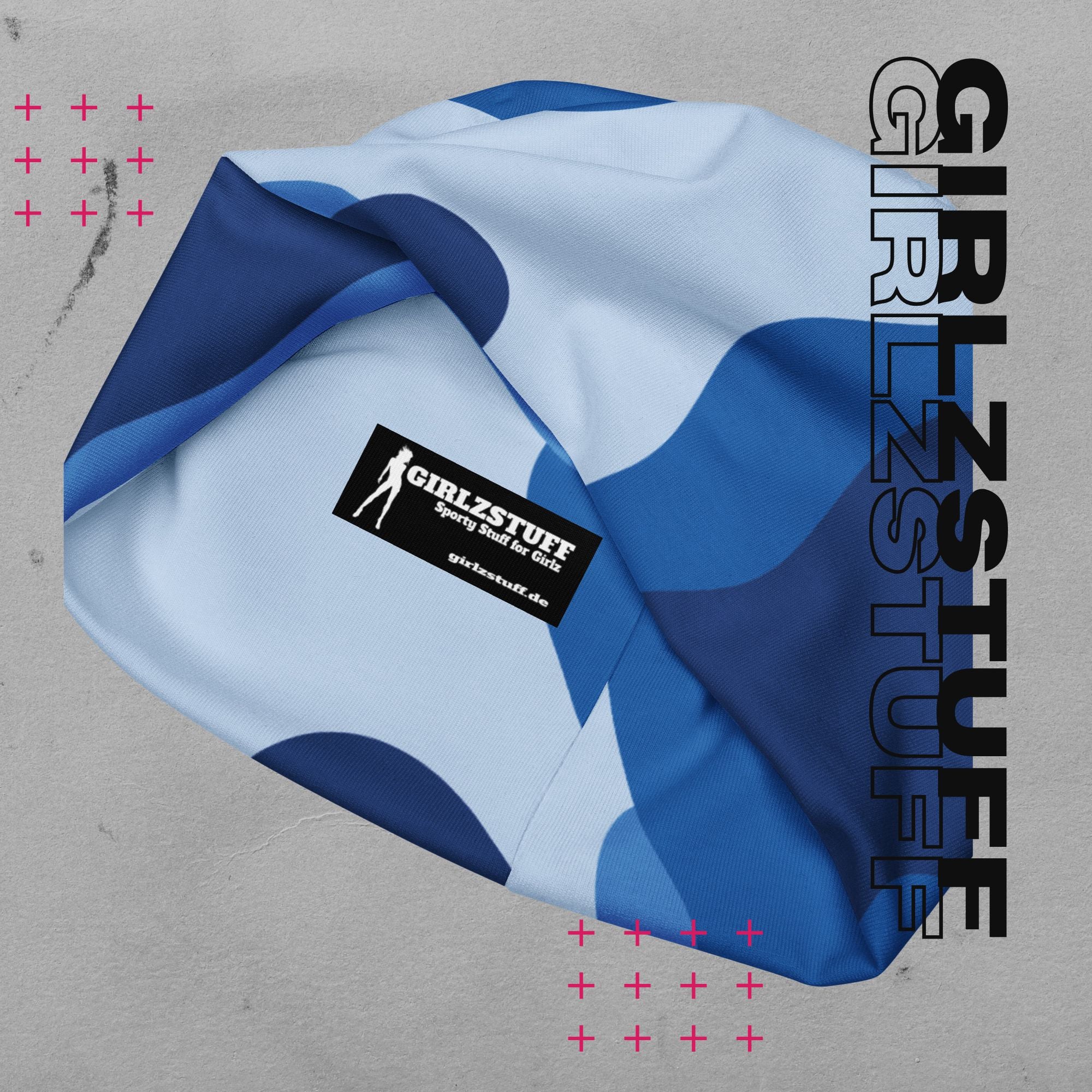 Camo Blue Beanie – Warm. Weich. Wild.