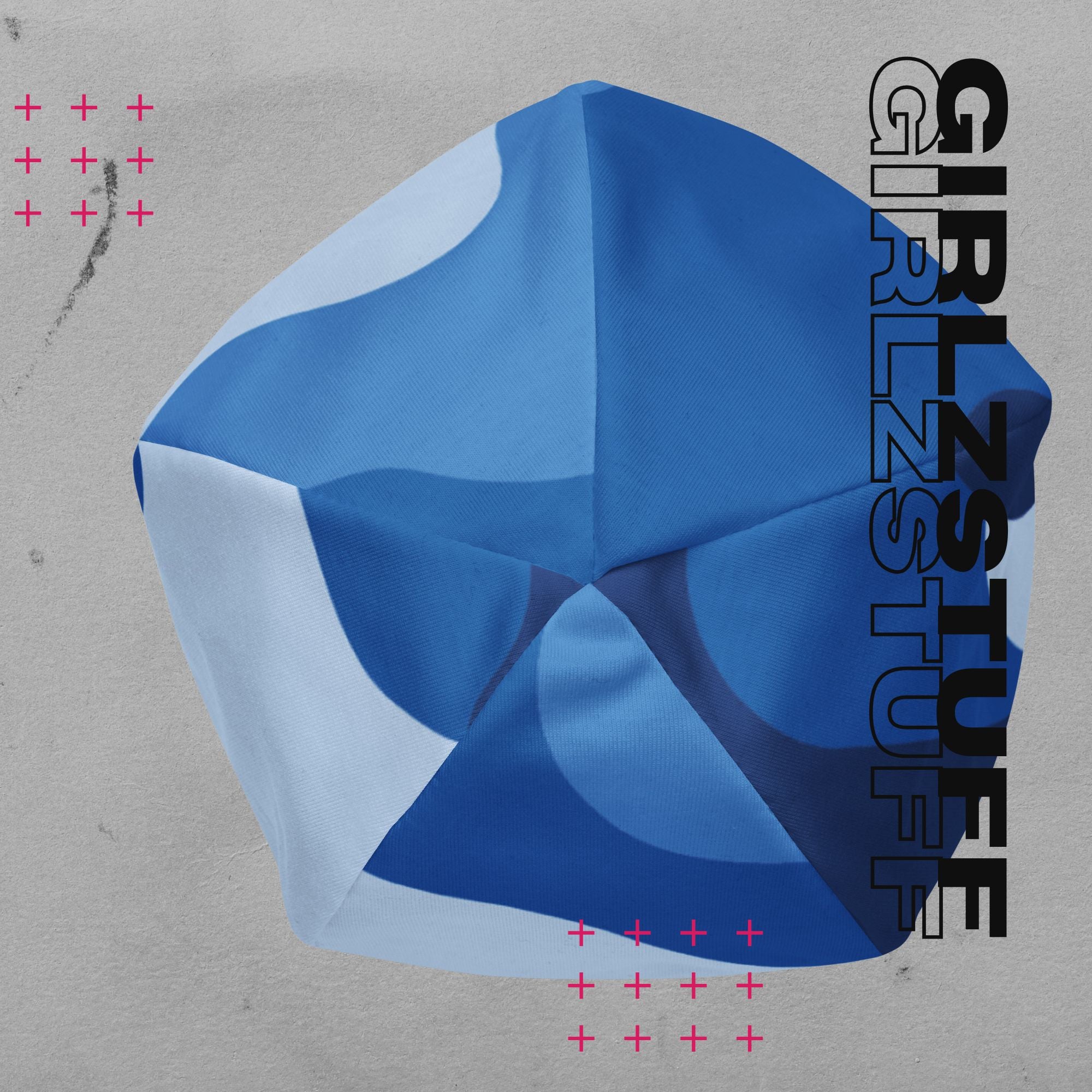 Camo Blue Beanie – Warm. Weich. Wild.