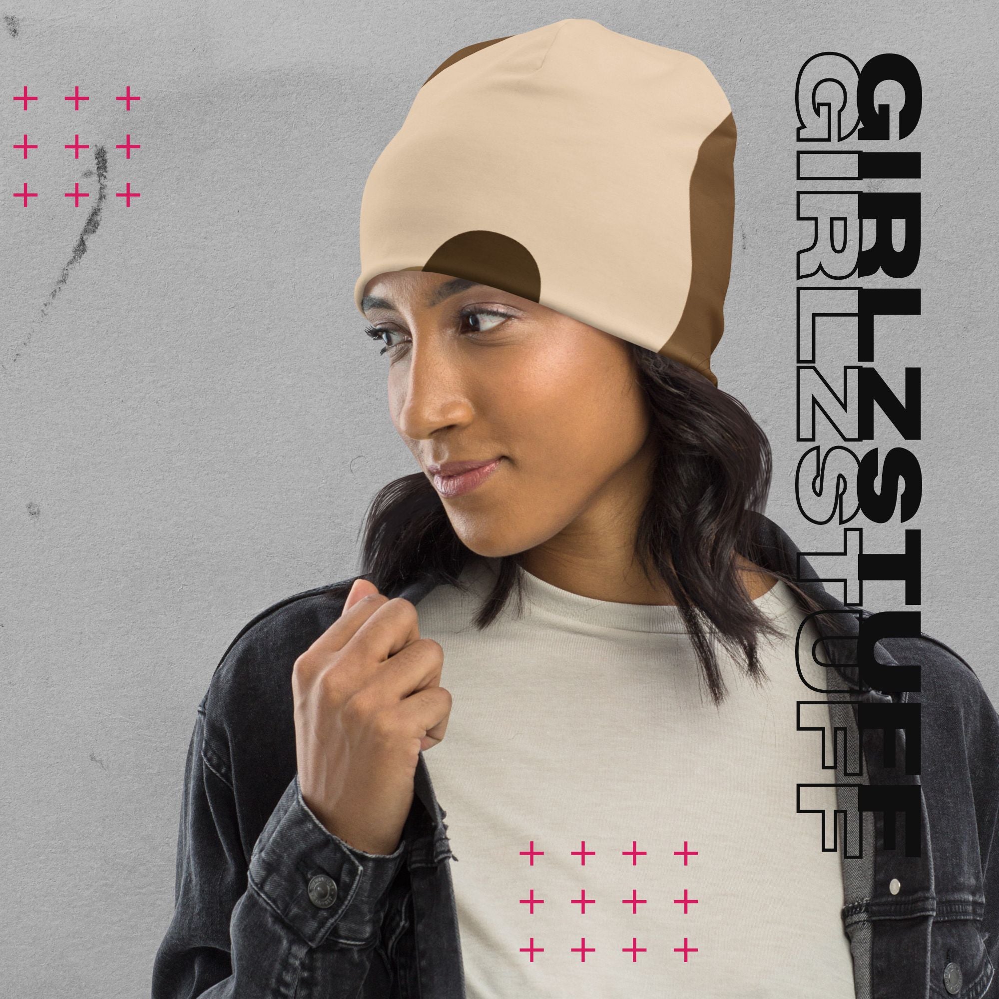 Camo Sand Beanie – Warm. Weich. Wild.