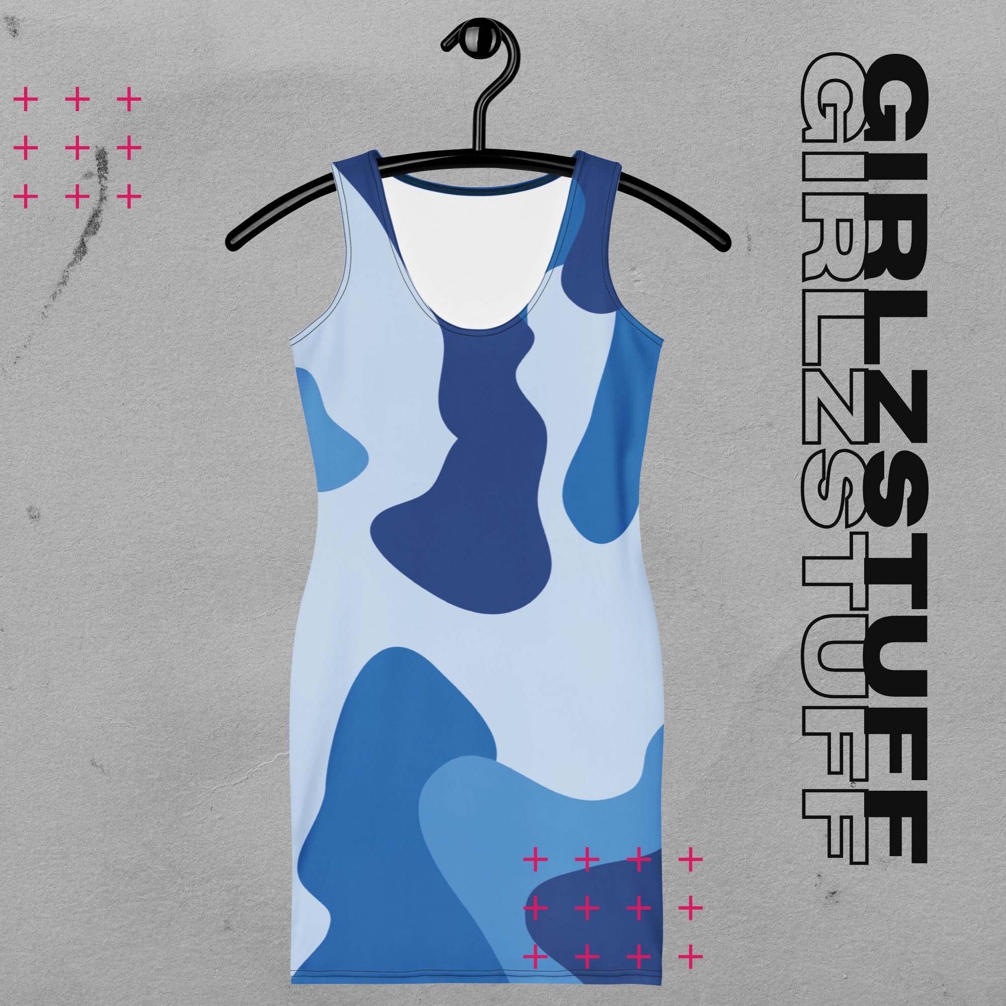 Camouflage Bodycon Mini Kleid – Figurbetont, Stylish & Komfortabel