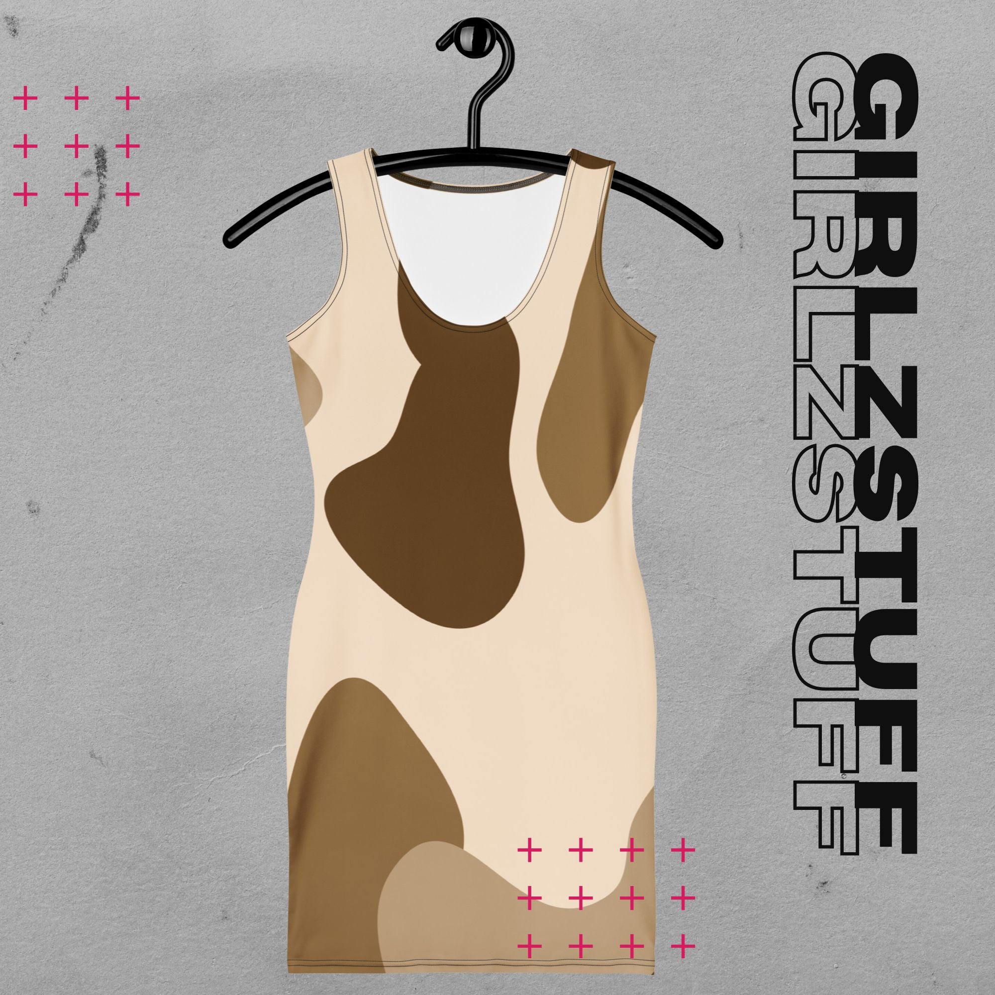 Camouflage Bodycon Mini Kleid – Figurbetont, Stylish & Komfortabel