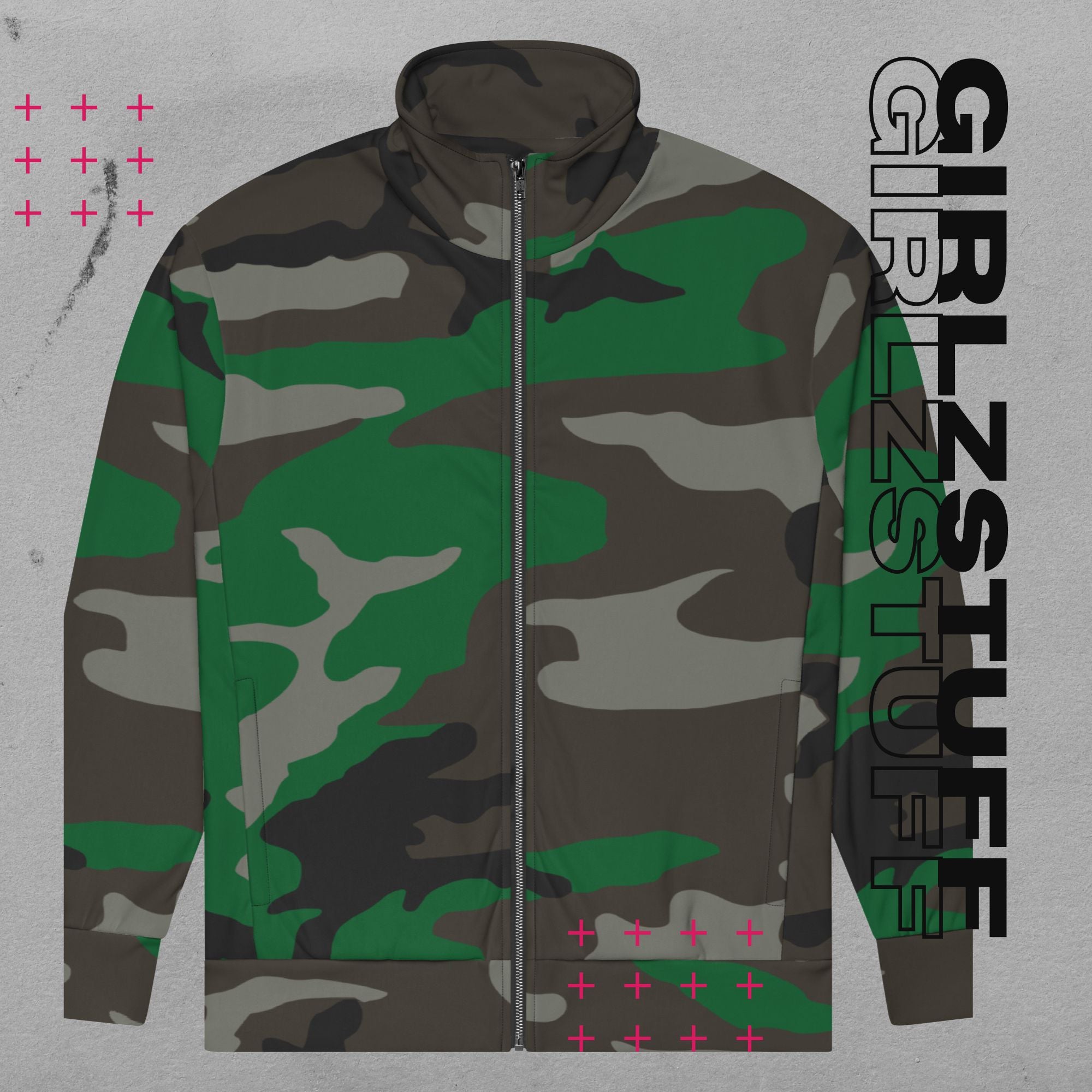 Camo Green Zipper – Dein Go-To Layer für Bewegung & Girlzpower