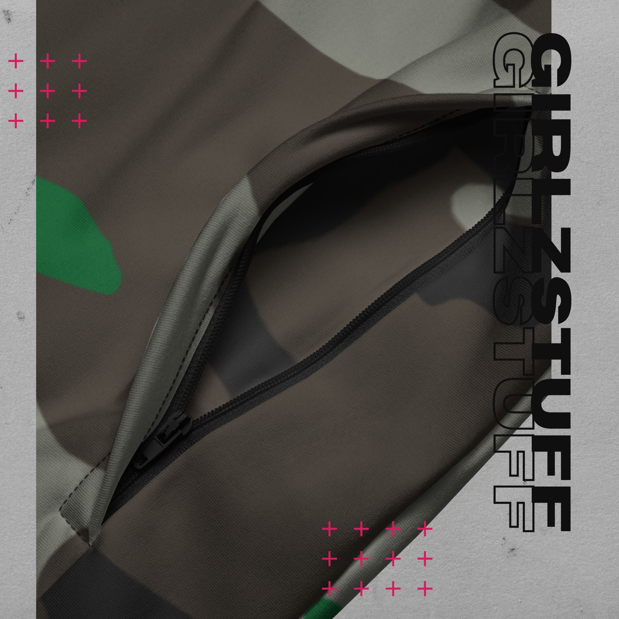 Camo Green Zipper – Dein Go-To Layer für Bewegung & Girlzpower