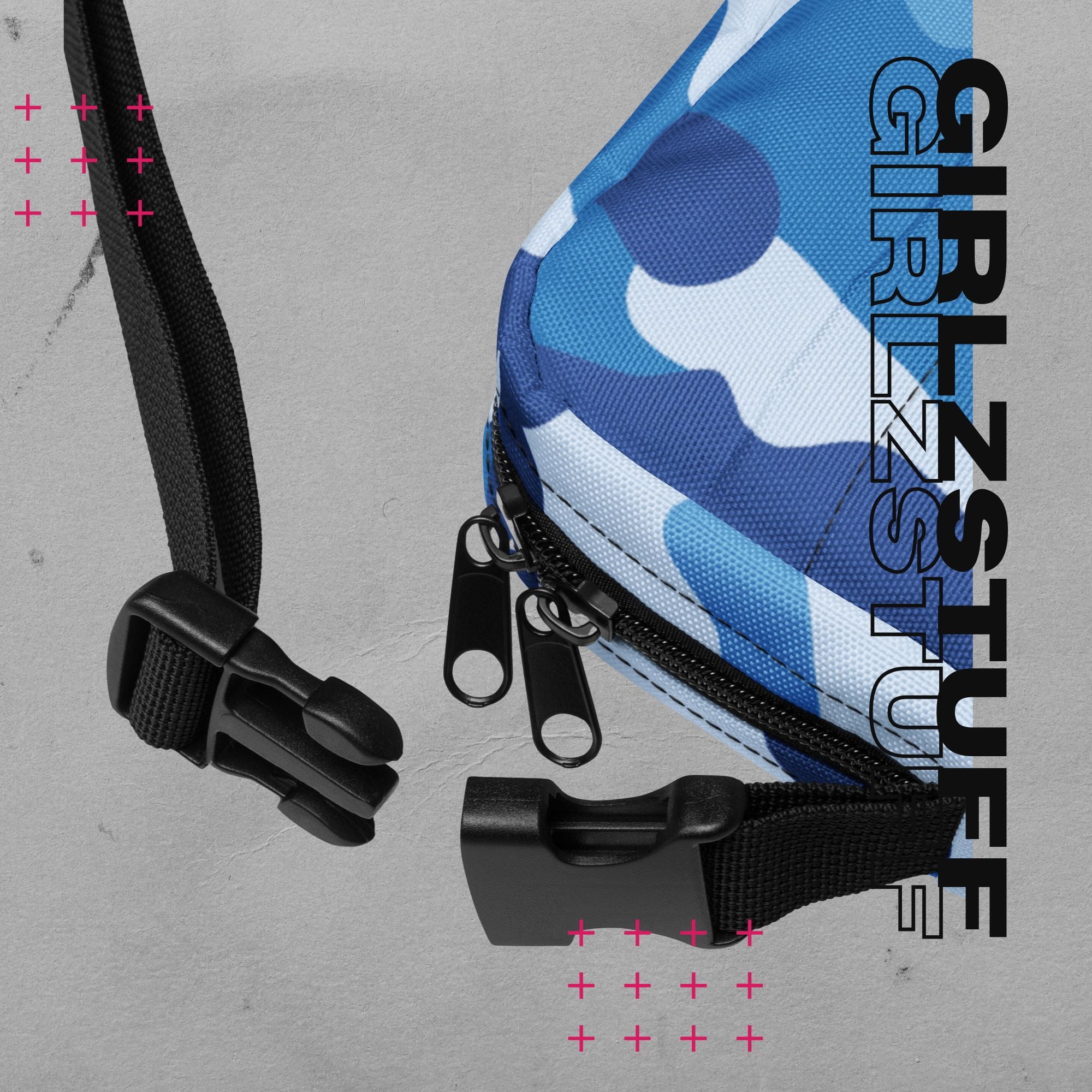 Camo Blue Crossbody Bag – Deine Tasche für alles, was kommt.