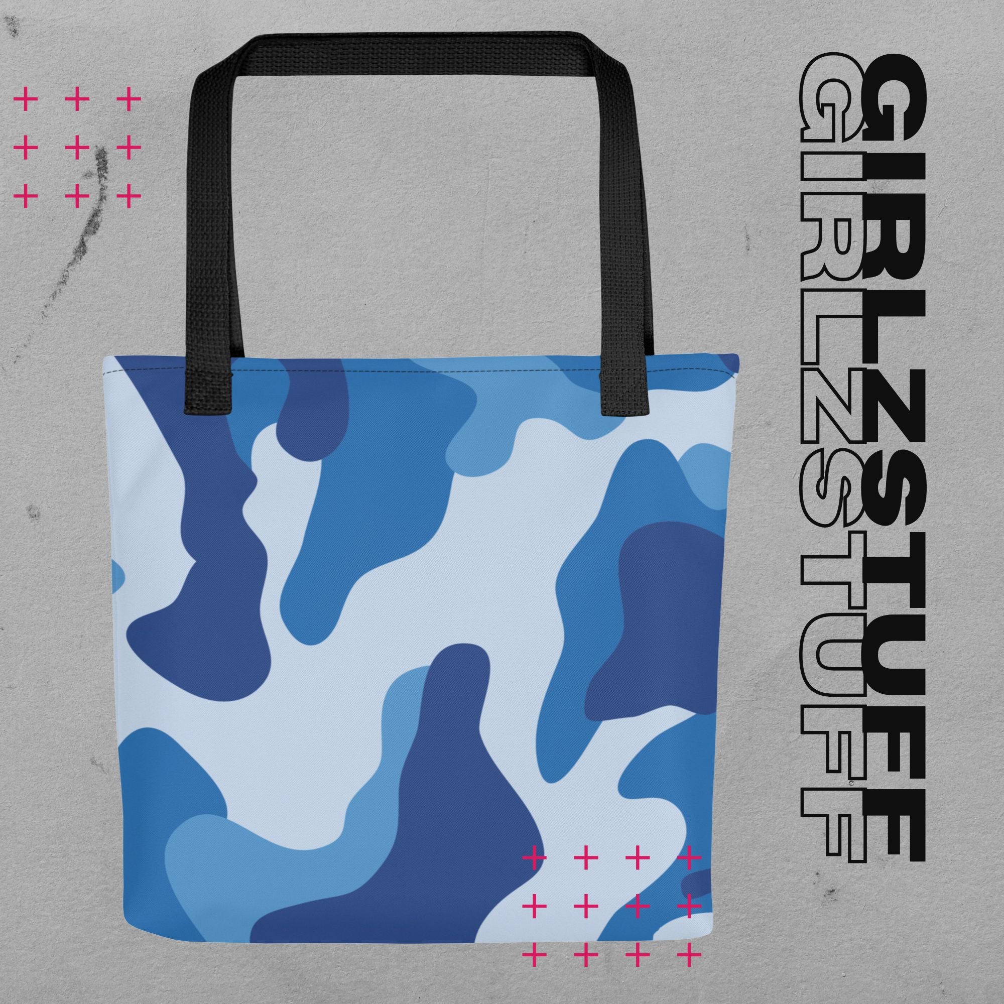 Camo Blue Tote Bag – Für alles, was du mit dir trägst