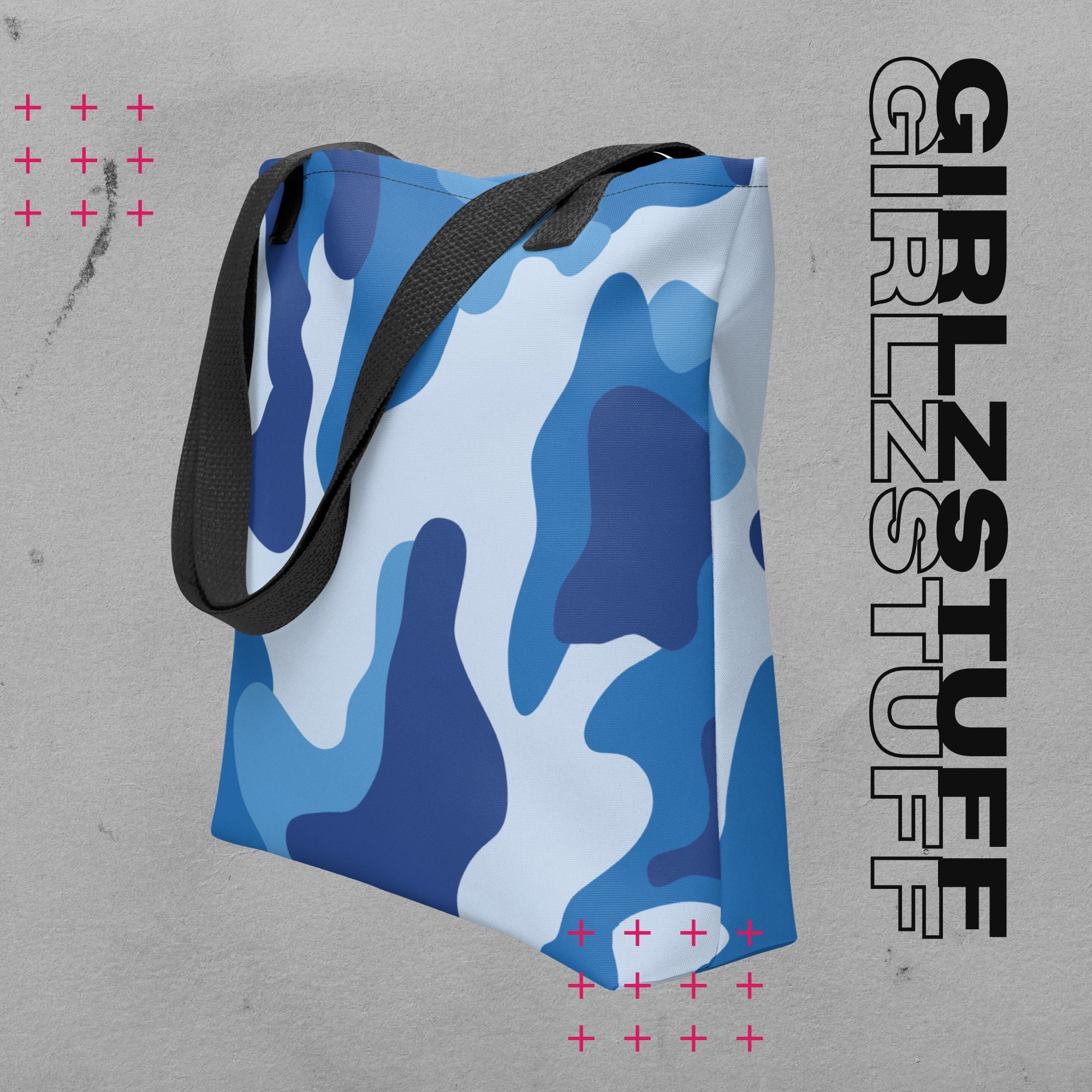 Camo Blue Tote Bag – Für alles, was du mit dir trägst