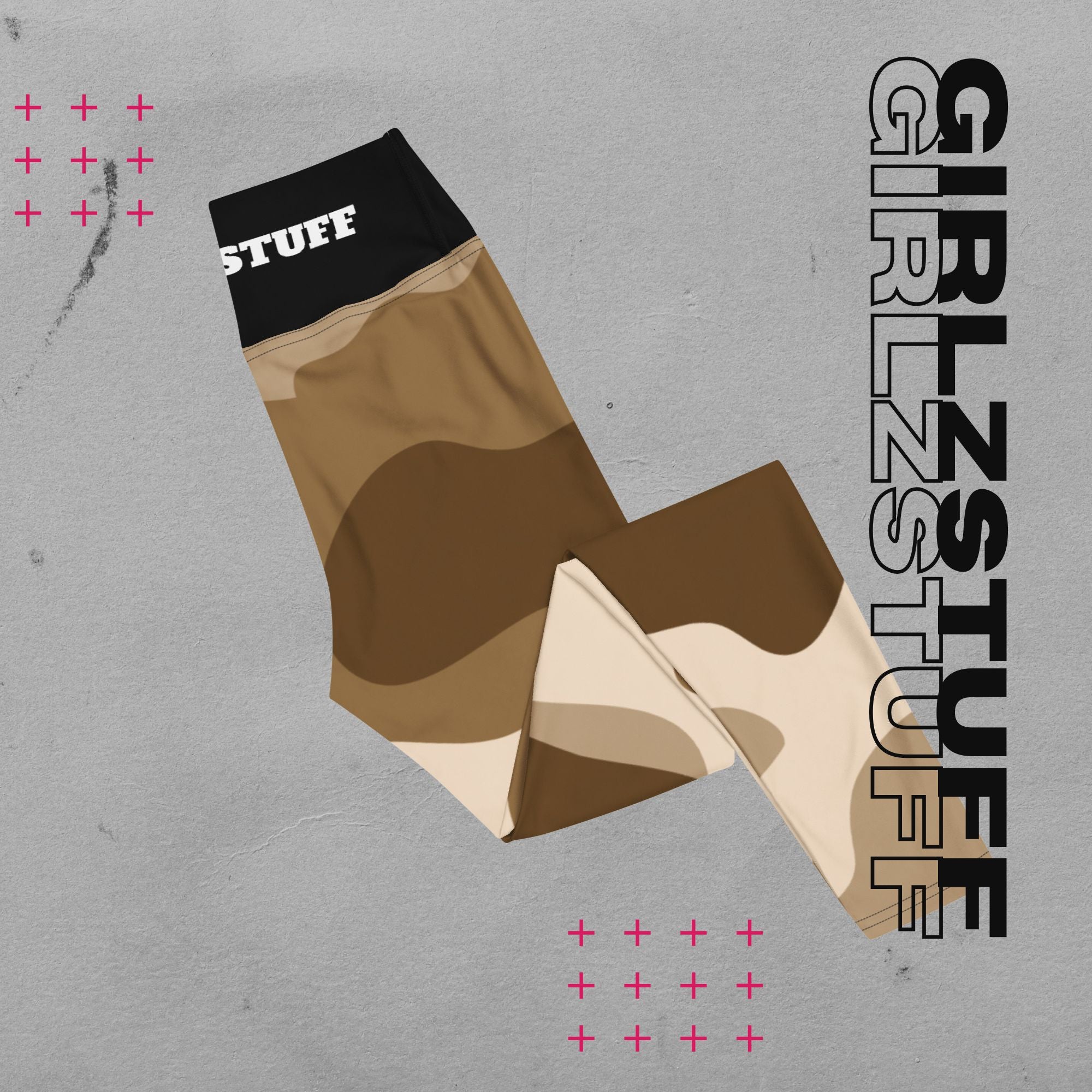 Camo Leggings in Tarn-Sand – Deine zweite Haut für Training & Alltag