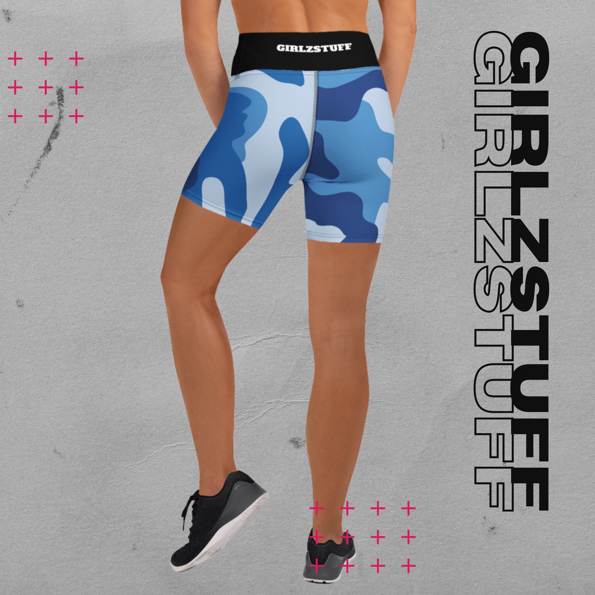 Camo Blue Shorts – Kurz. Stark. Und voll im Flow.