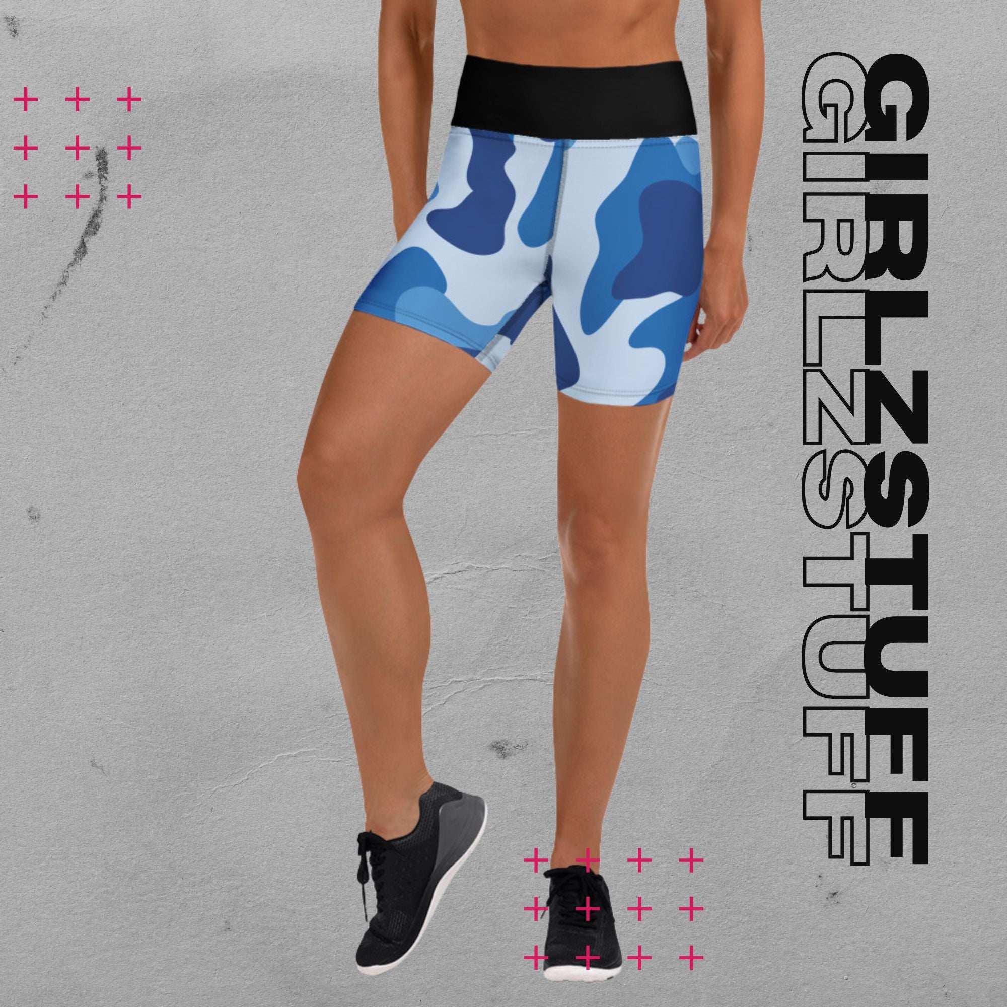 Camo Blue Shorts – Kurz. Stark. Und voll im Flow.