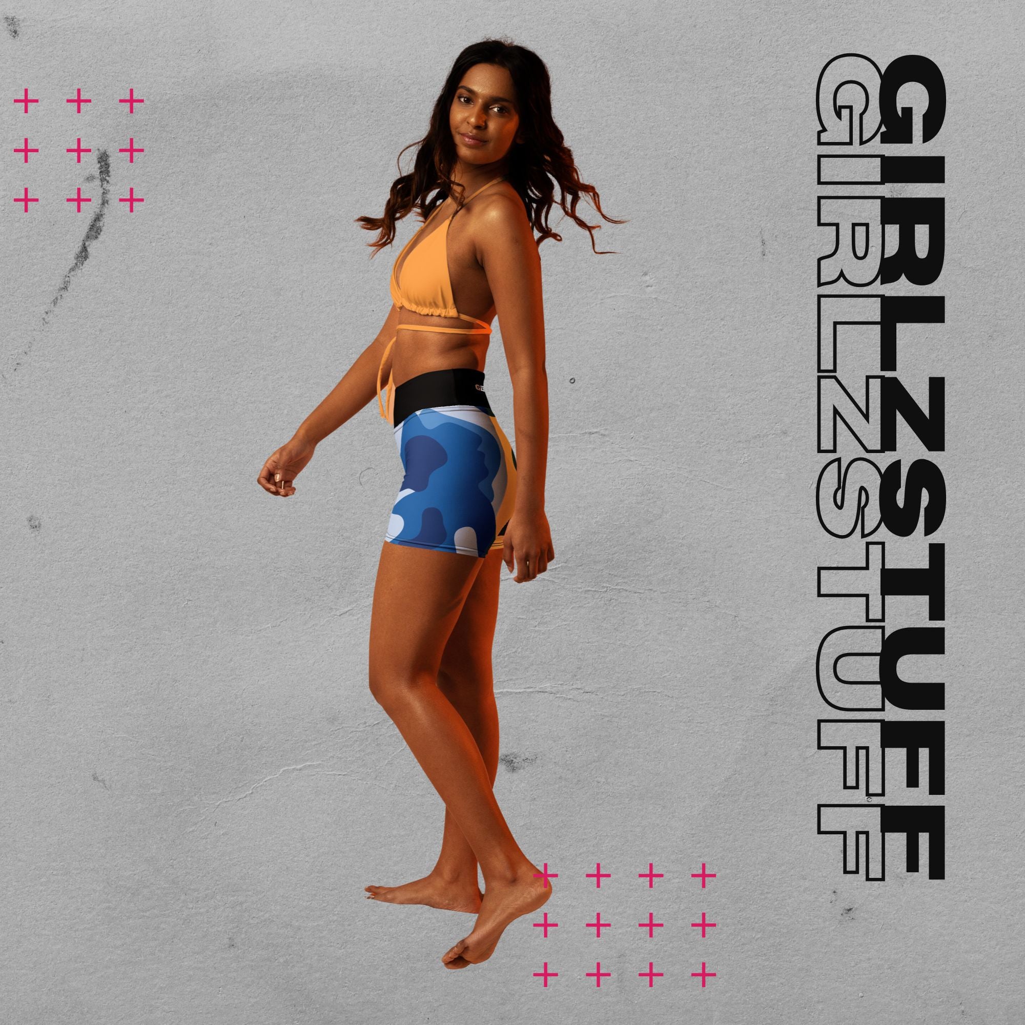 Camo Blue Shorts – Kurz. Stark. Und voll im Flow.