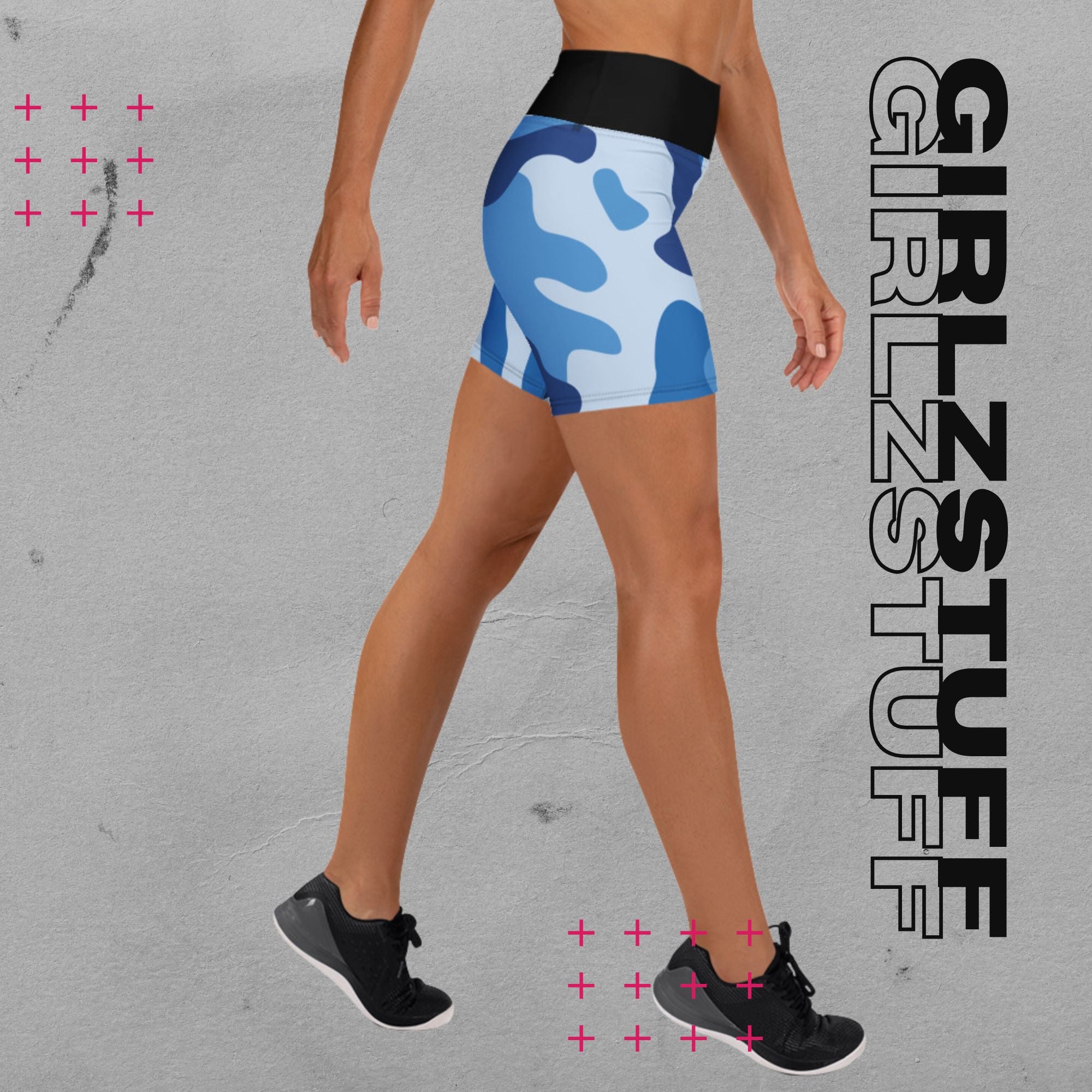 Camo Blue Shorts – Kurz. Stark. Und voll im Flow.