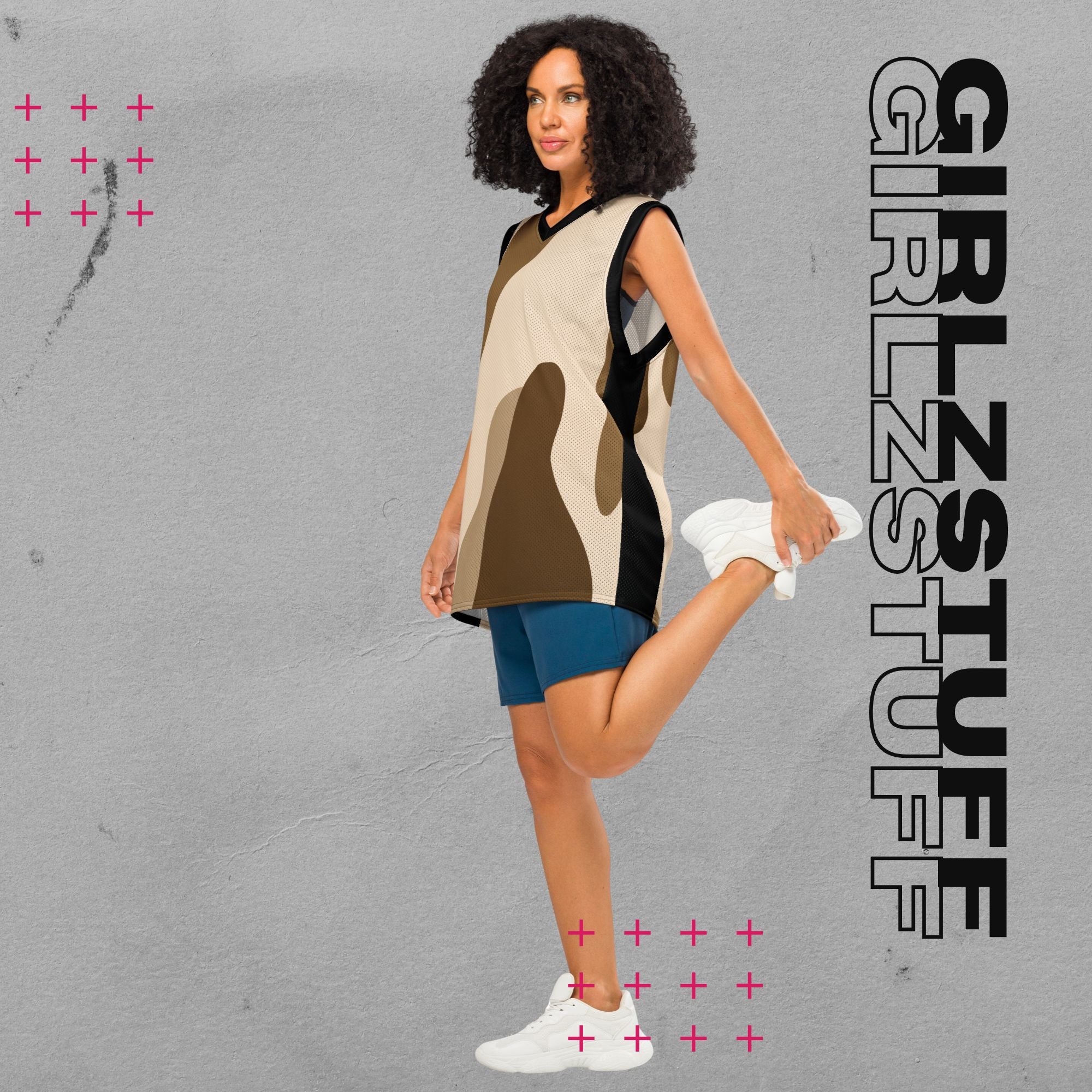 Camo Sand Basketball Jersey – Für Platz, Street & Girlz mit Haltung