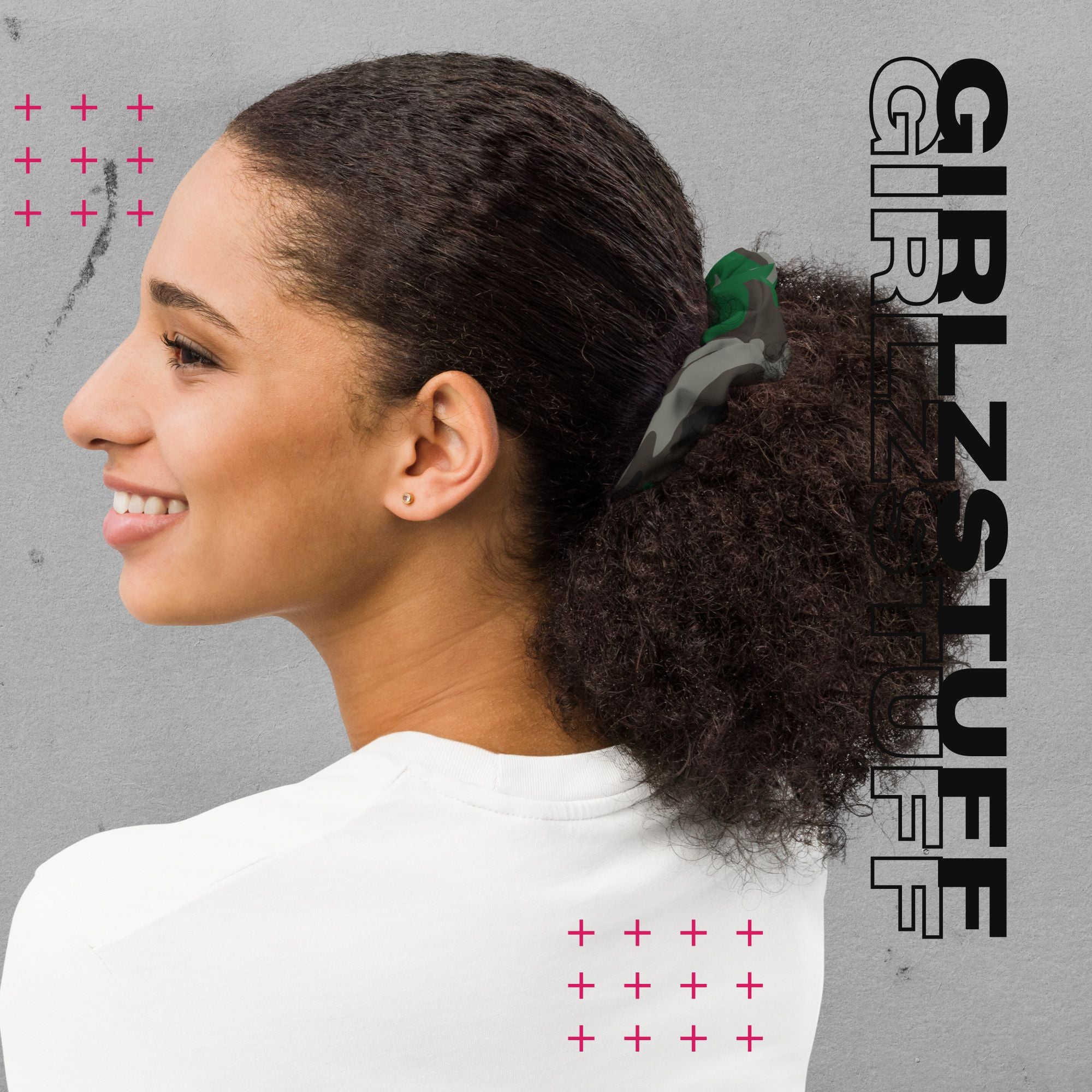 Camo Green Scrunchie – Dein Statement fürs Handgelenk & Haar