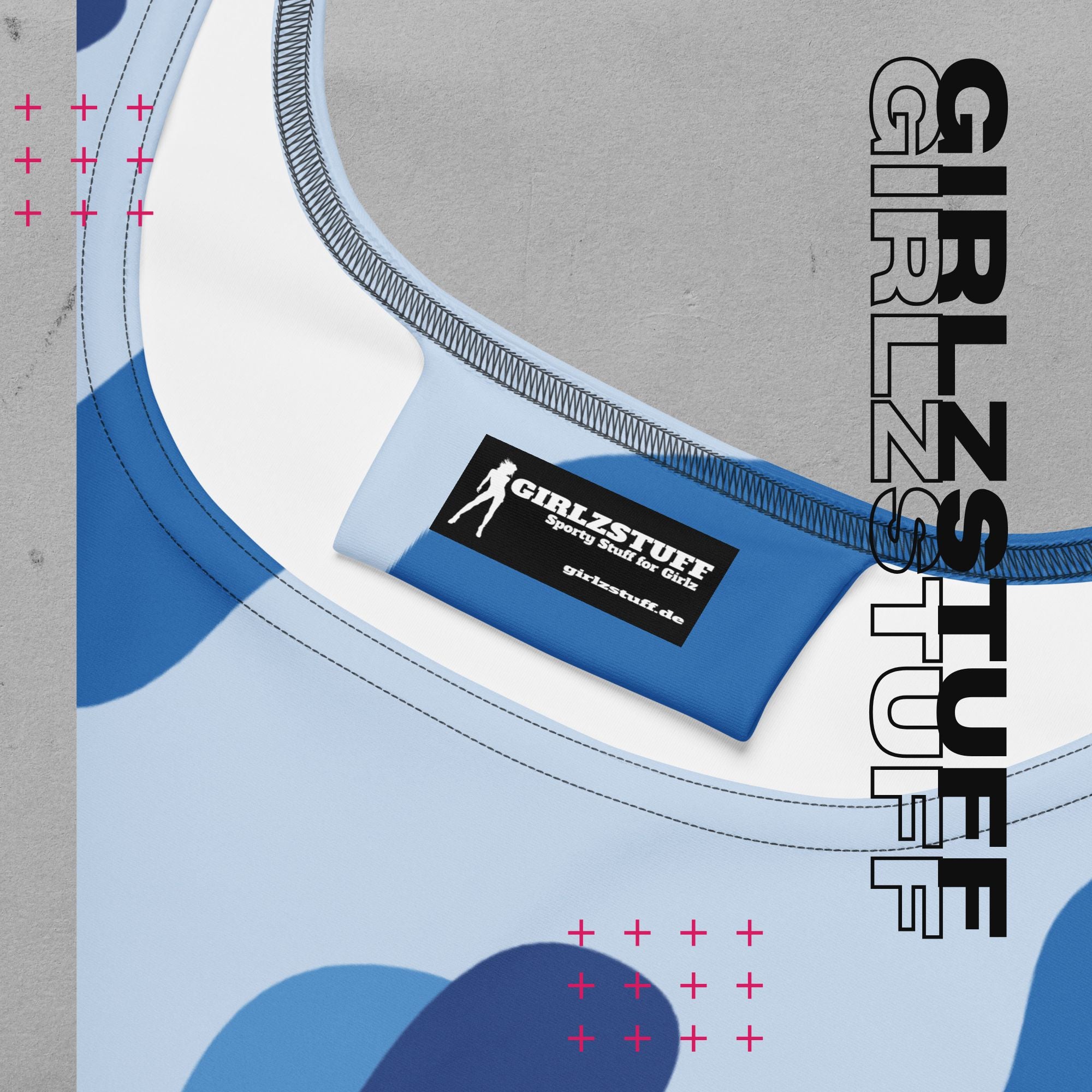 Ärmelloses Skaterkleid in Tarn Blau – sportlich, elegant & bewegungsfrei