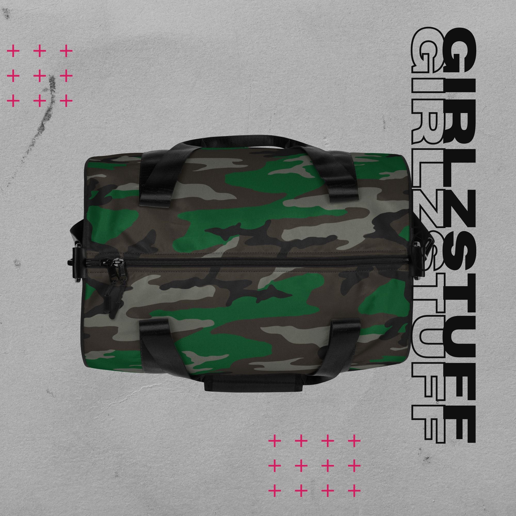 Camo Green Sporttasche – Stark, stylisch & ready für dein Workout oder den Alltag