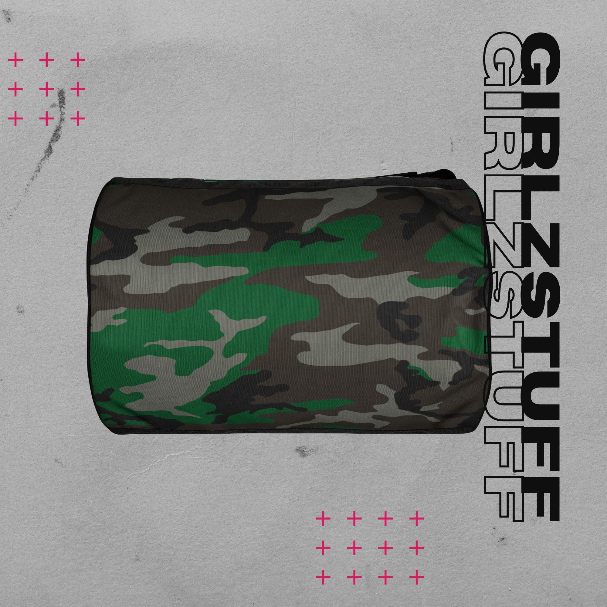 Camo Green Sporttasche – Stark, stylisch & ready für dein Workout oder den Alltag