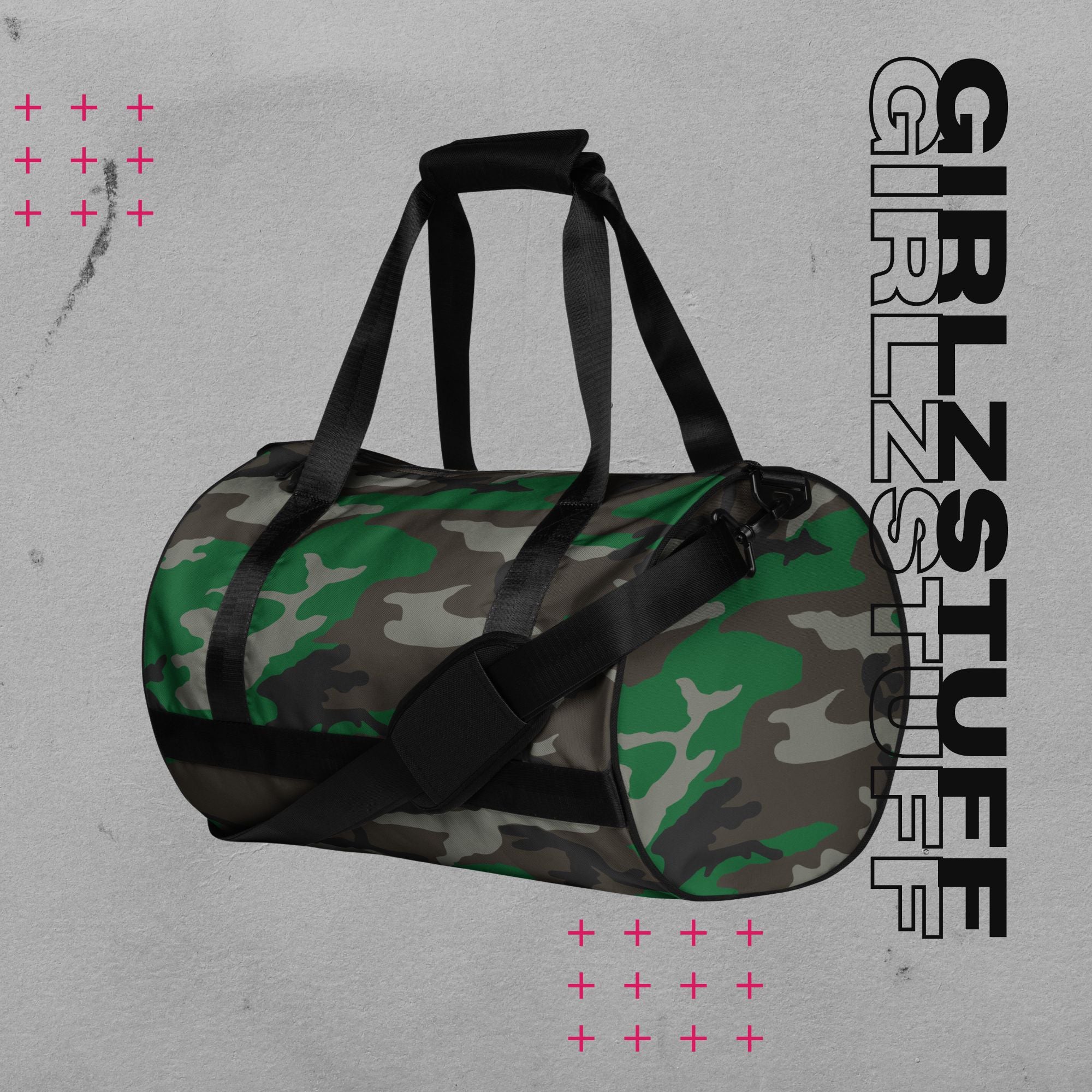 Camo Green Sporttasche – Stark, stylisch & ready für dein Workout oder den Alltag