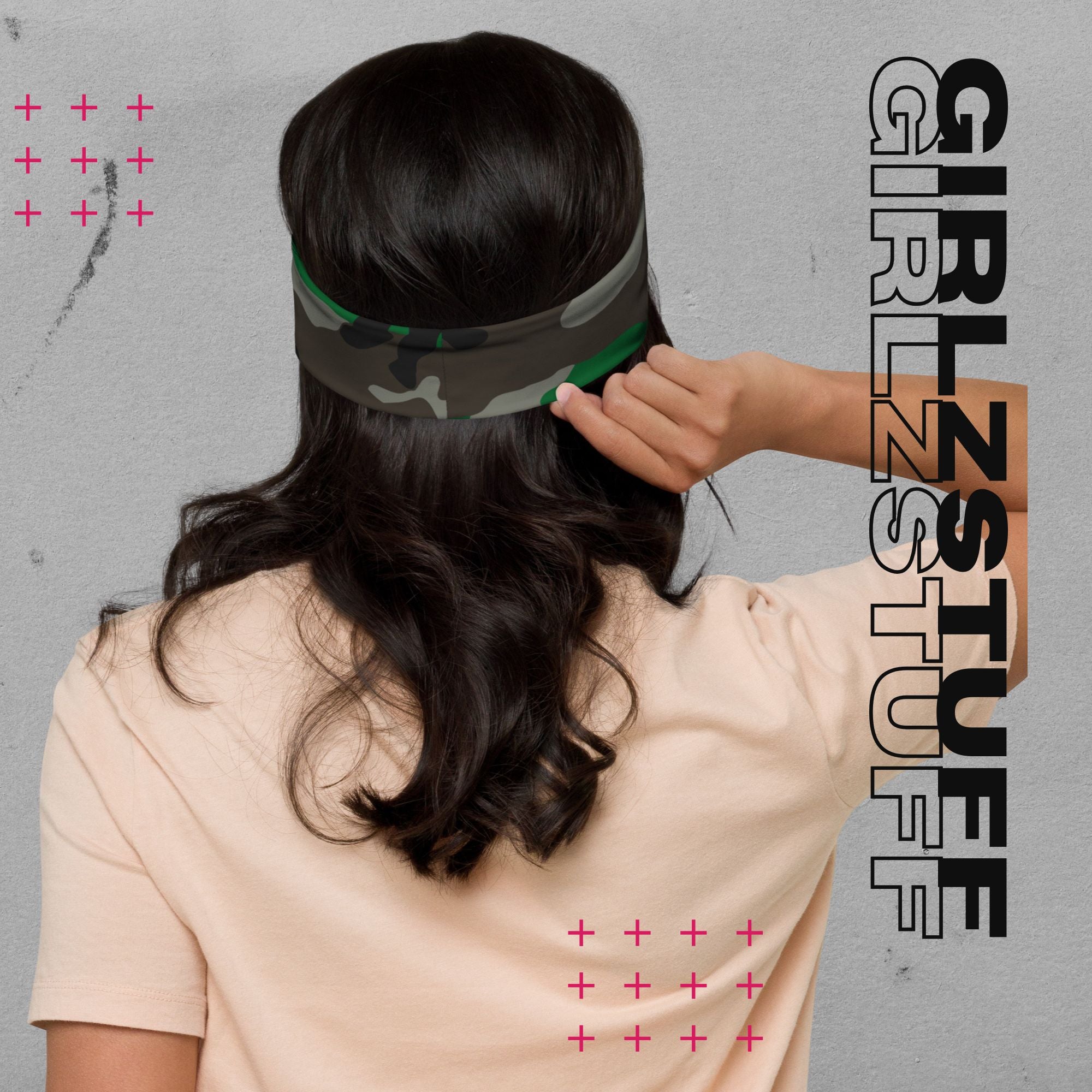 Camo Green Stirnband – Für Training, Vibes & Friday Night Style