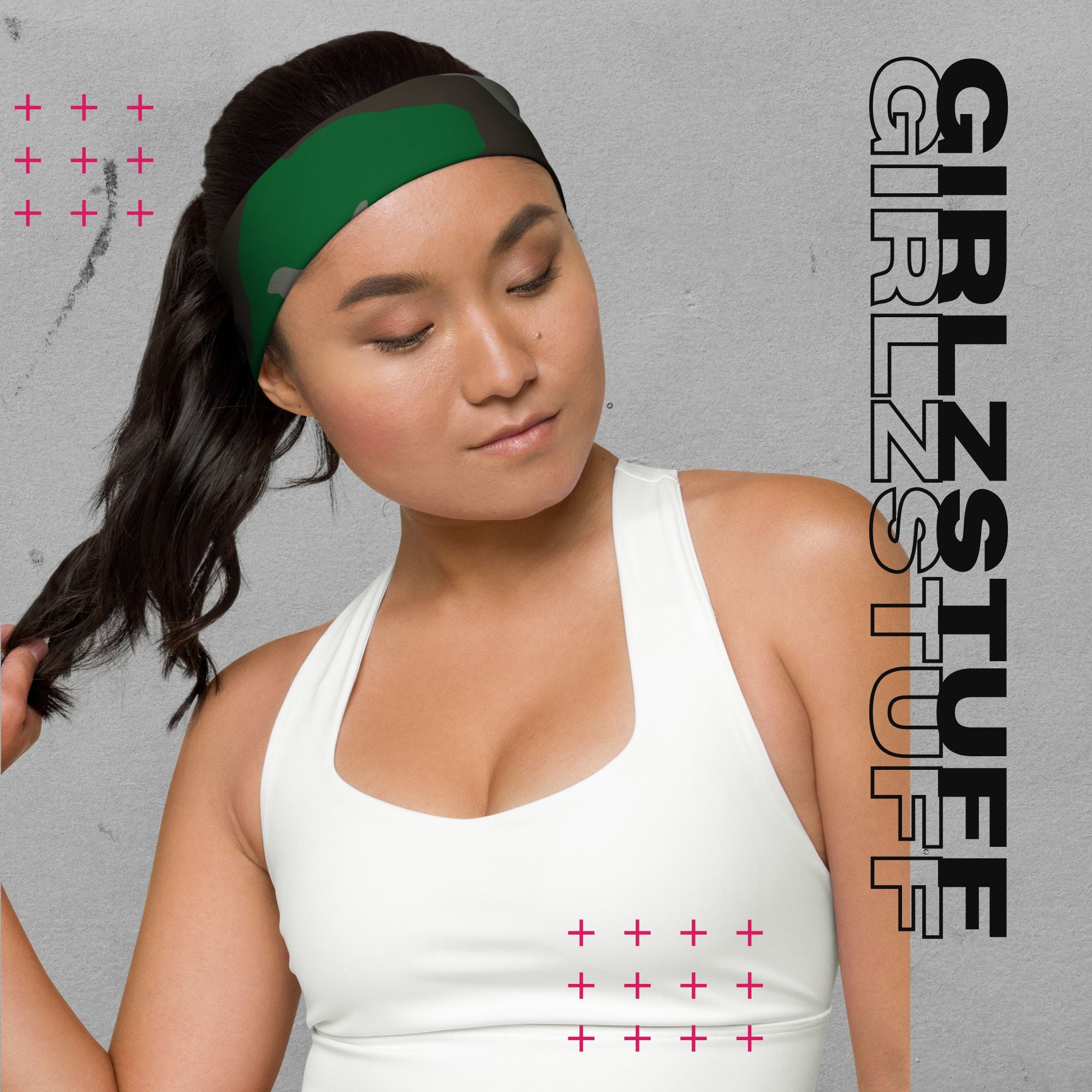 Camo Green Stirnband – Für Training, Vibes & Friday Night Style