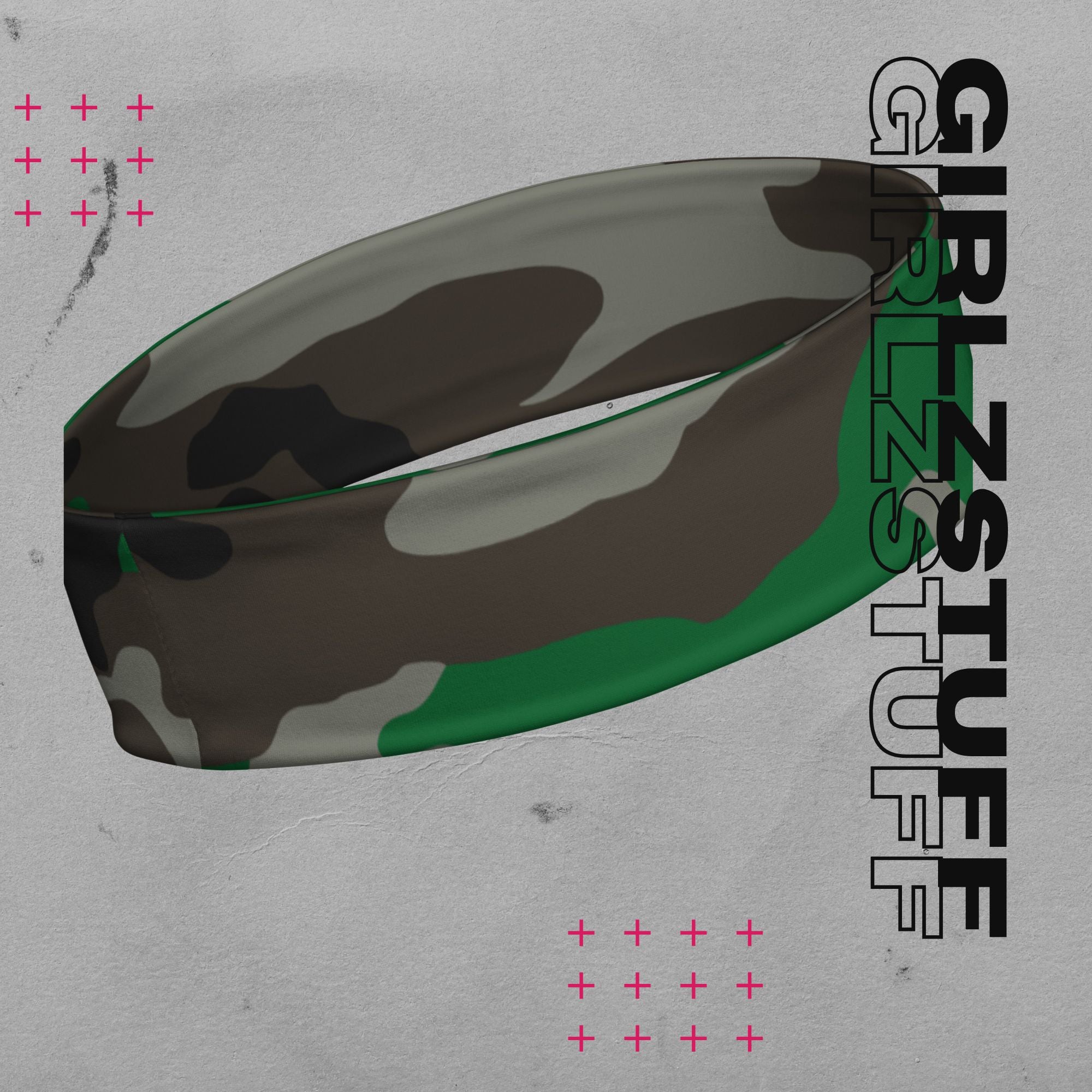 Camo Green Stirnband – Für Training, Vibes & Friday Night Style