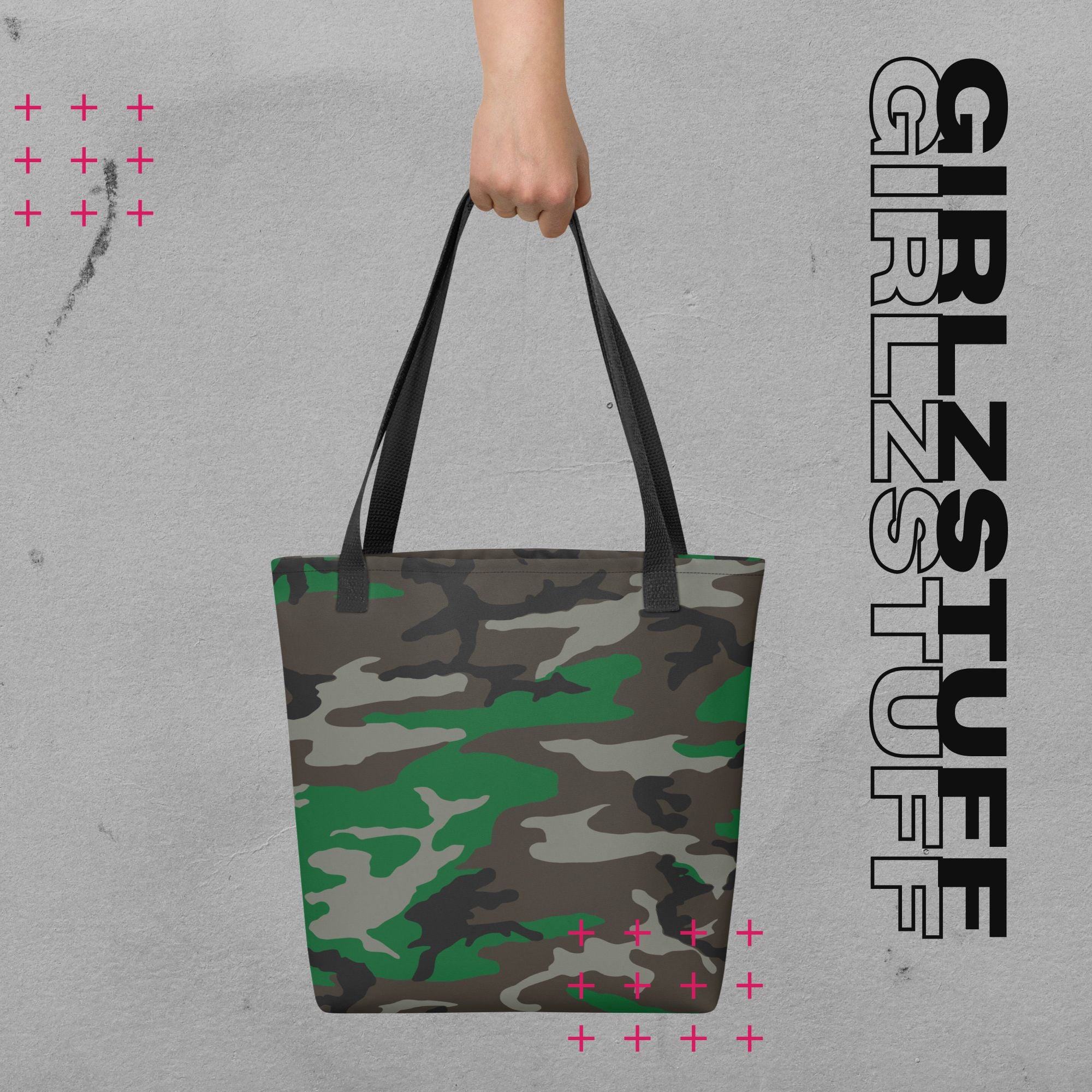 Camo Green Tote Bag – Für alles, was du mit dir trägst