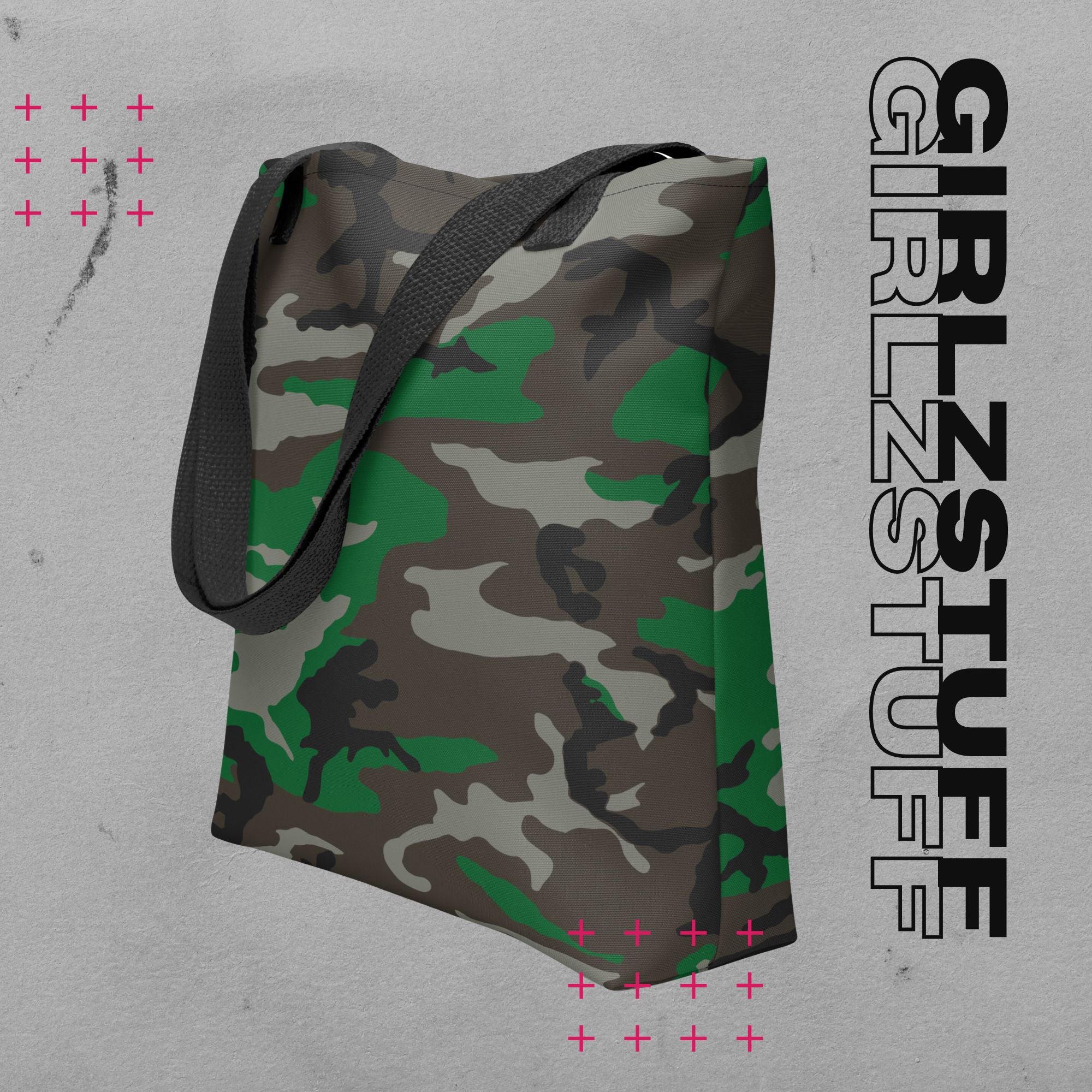 Camo Green Tote Bag – Für alles, was du mit dir trägst