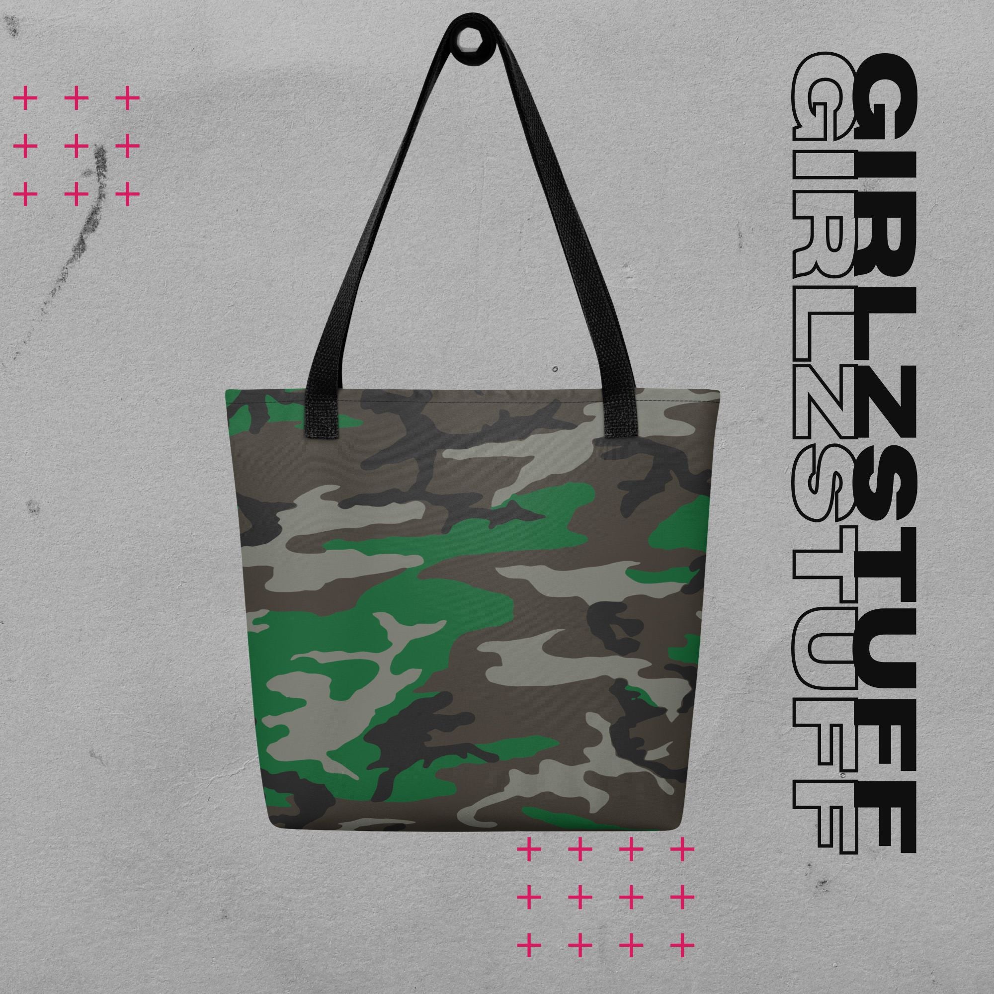 Camo Green Tote Bag – Für alles, was du mit dir trägst