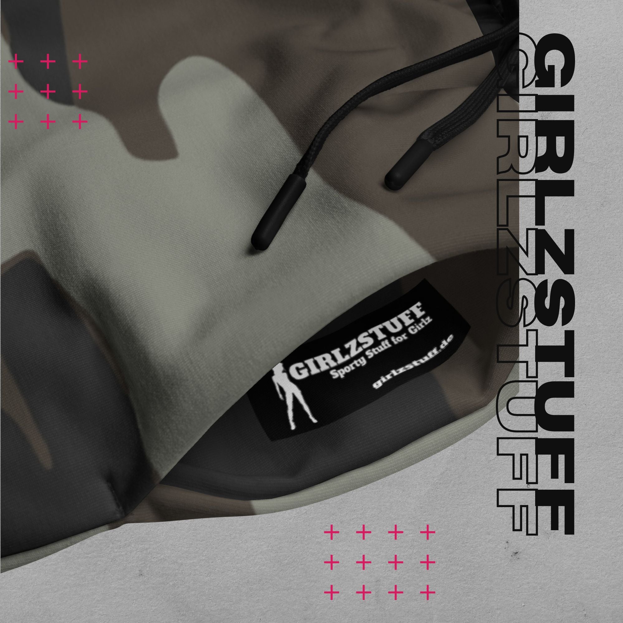 Wide Leg Camo Green Jogginghose – 90s Vibes, Girlzpower Fit