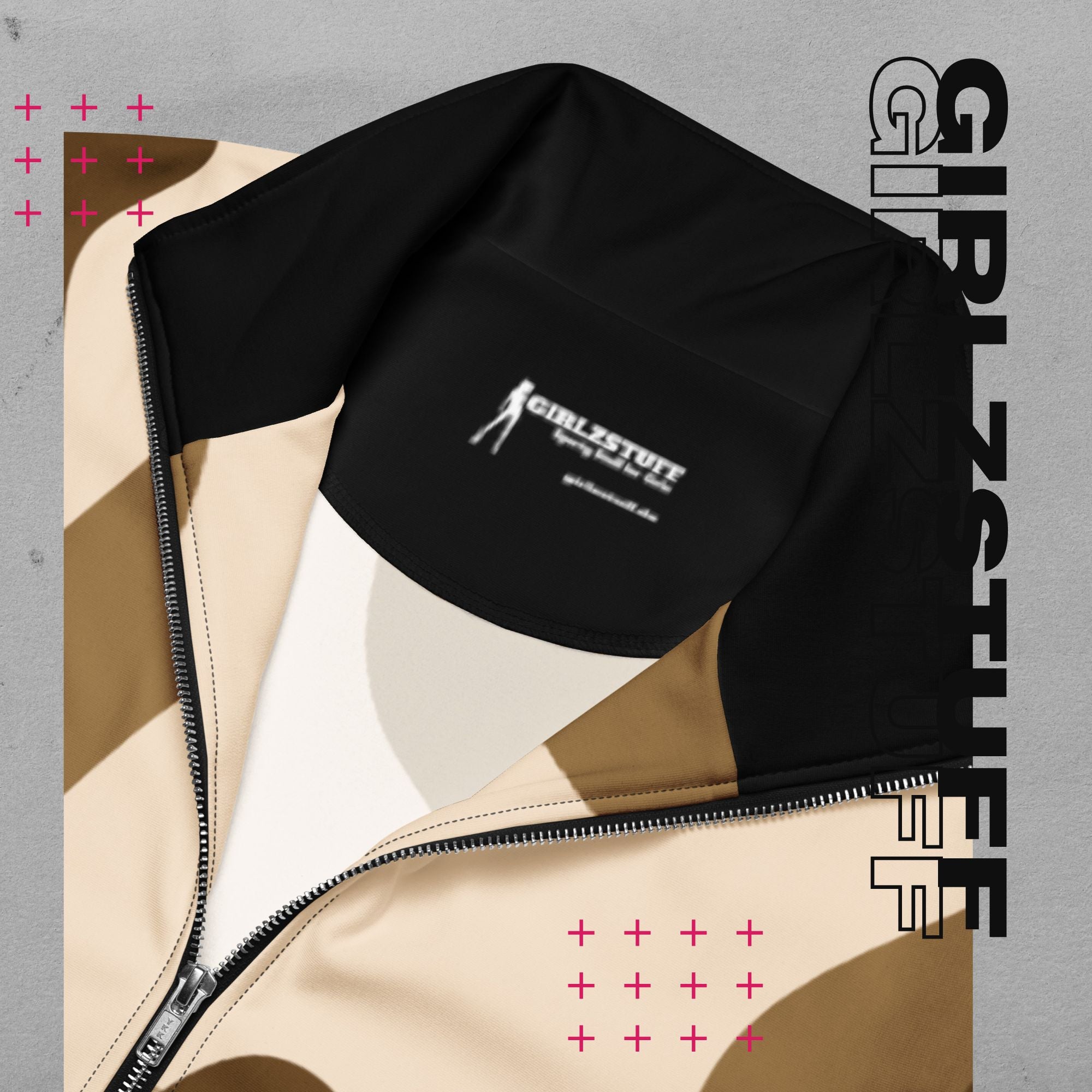 Camo Sand Zipper – Dein Go-To Layer für Bewegung & Girlzpower