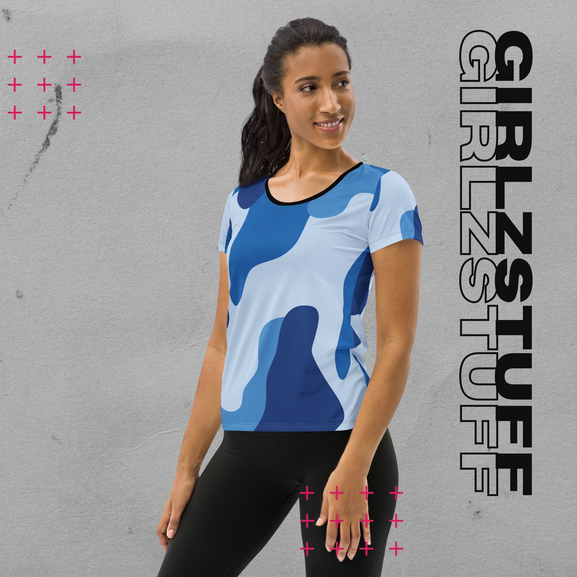 Camo BlueT-Shirt – Atmungsaktiv. Stark. Und voll dein Style.