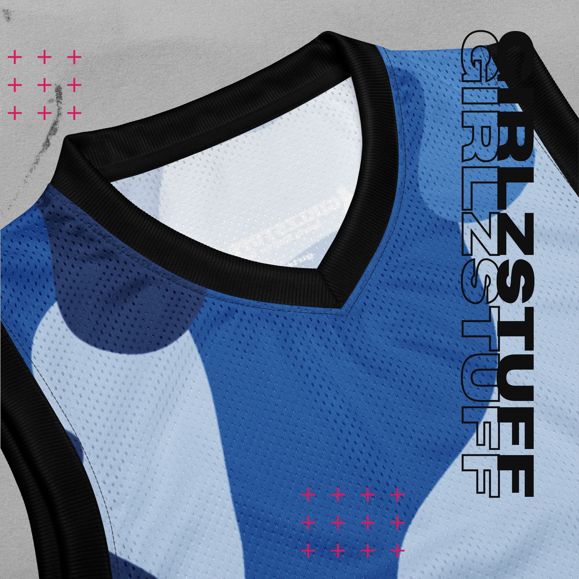Camo Blue Basketball Jersey – Für Platz, Street & Girlz mit Haltung