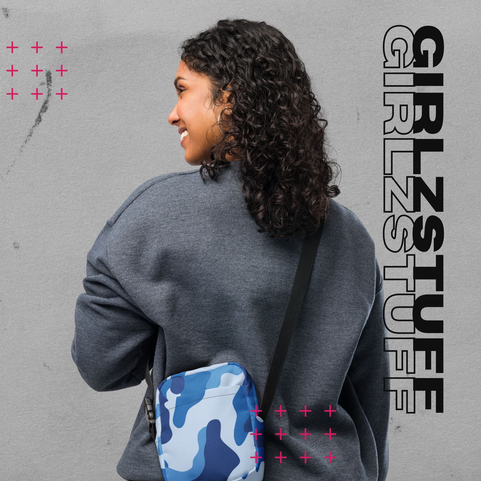 Camo Blue Crossbody Bag – Deine Tasche für alles, was kommt.