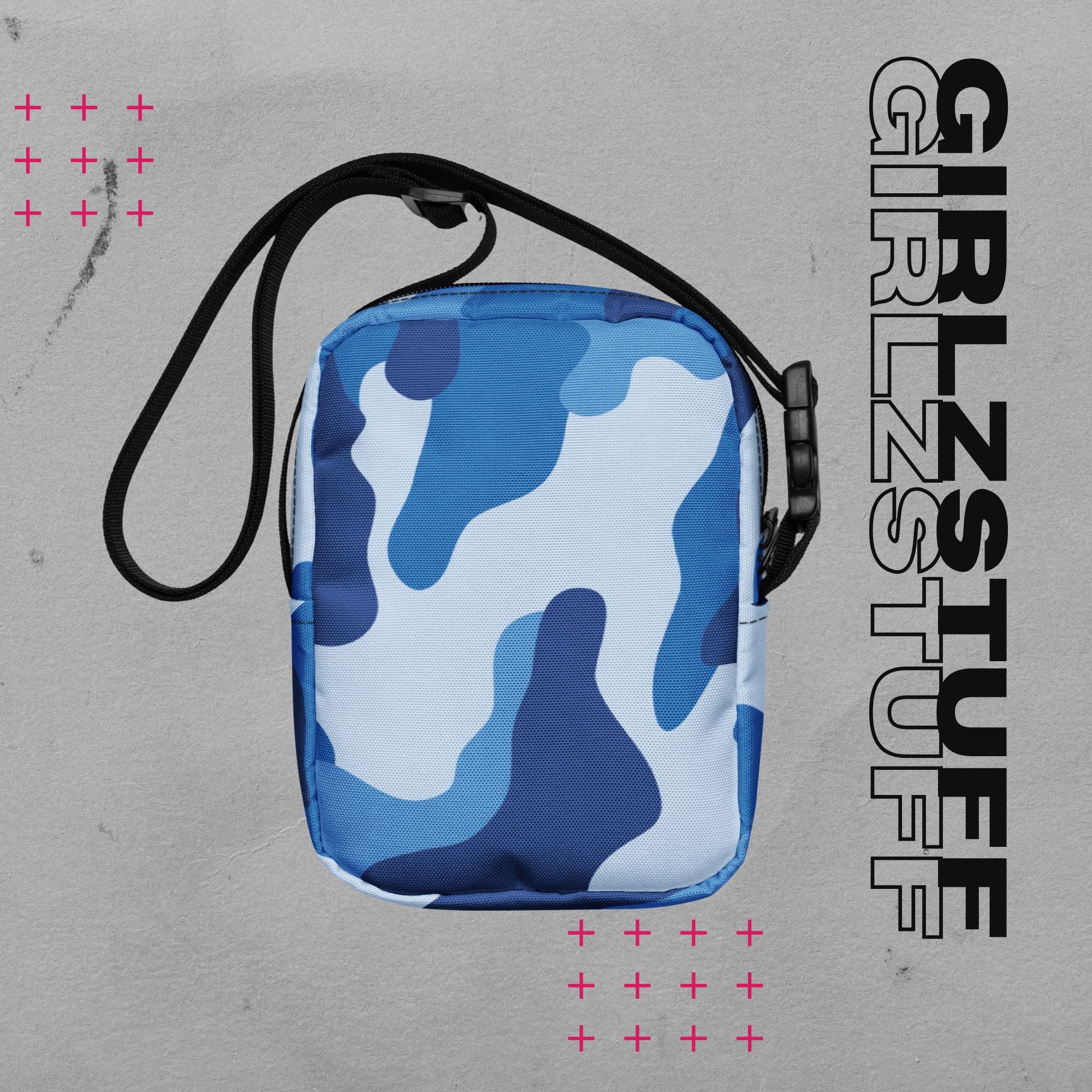 Camo Blue Crossbody Bag – Deine Tasche für alles, was kommt.