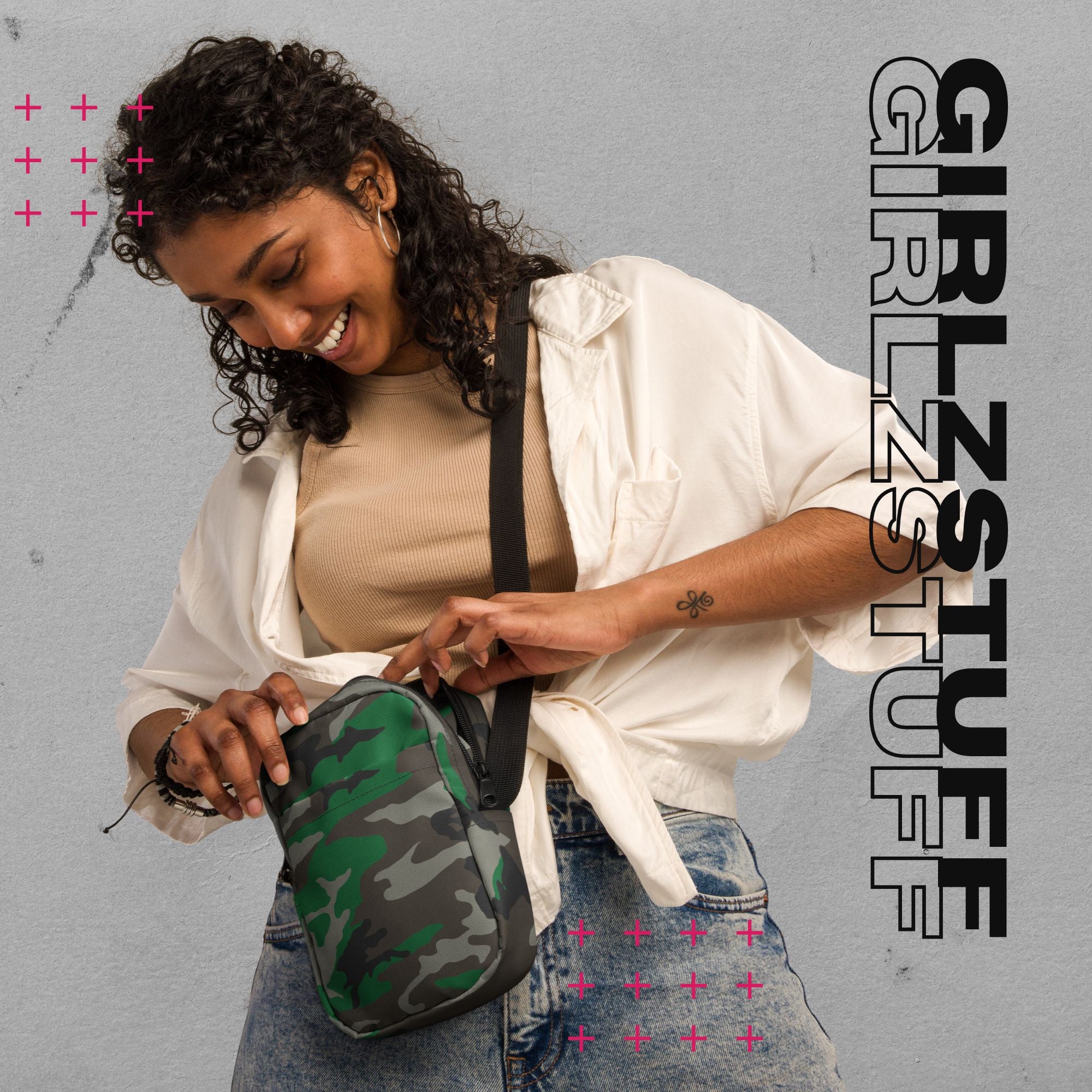 Camo Green Crossbody Bag – Deine Tasche für alles, was kommt.