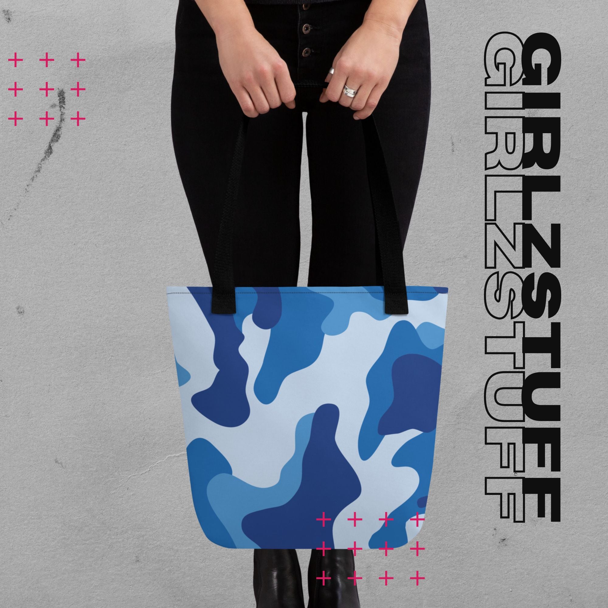 Camo Blue Tote Bag – Für alles, was du mit dir trägst
