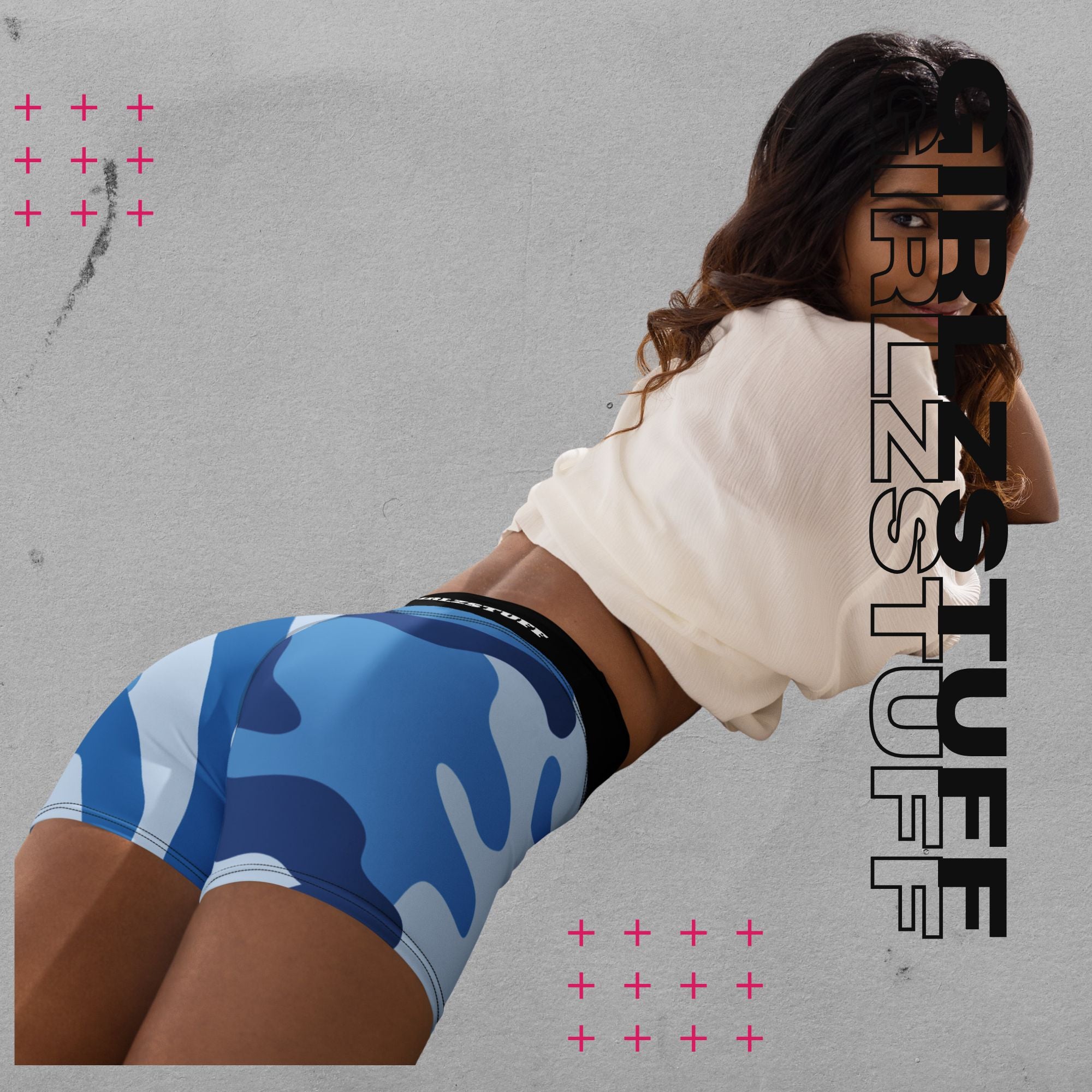 Camo Blue  Shorts – Kurz. Stark. Und voll im Flow.