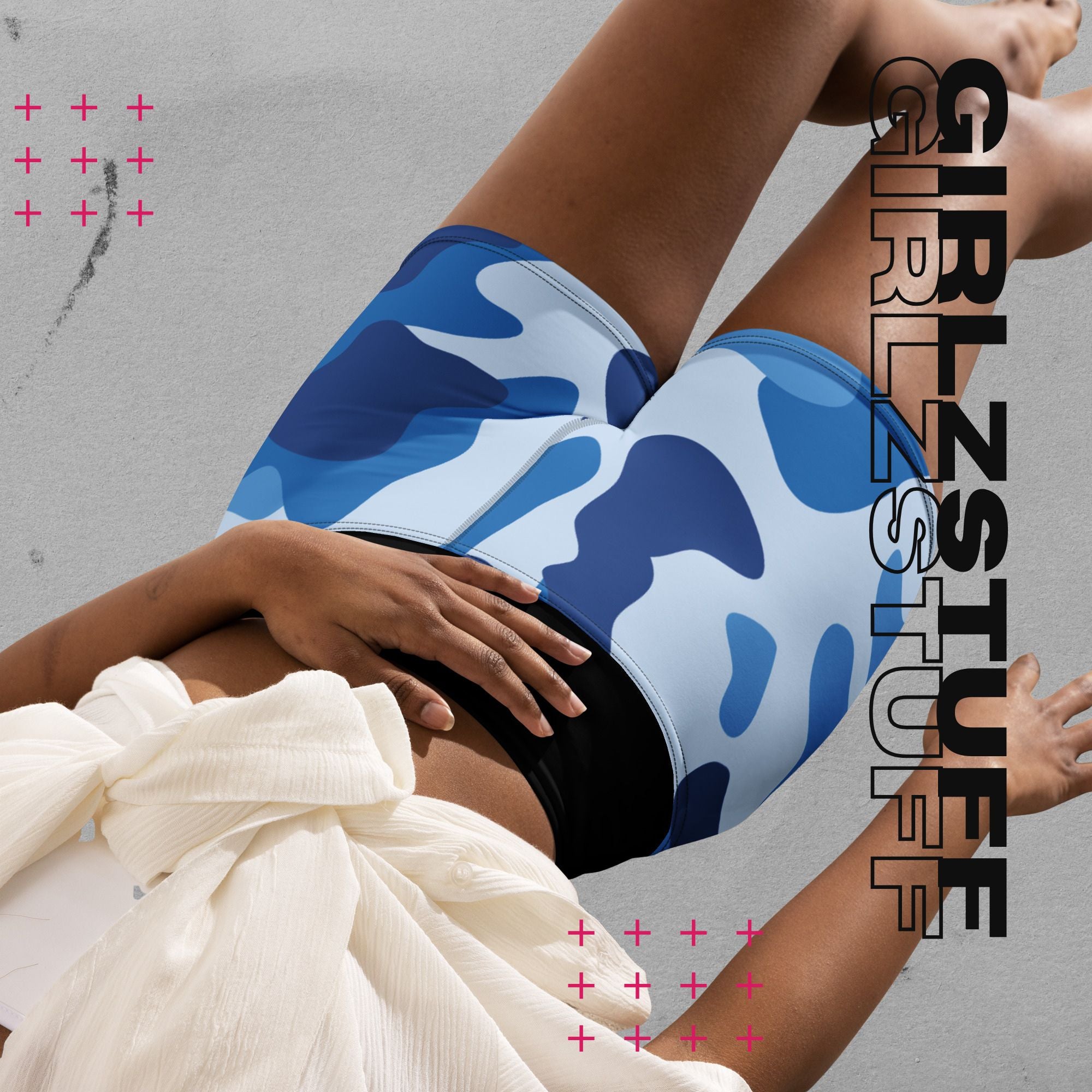 Camo Blue  Shorts – Kurz. Stark. Und voll im Flow.