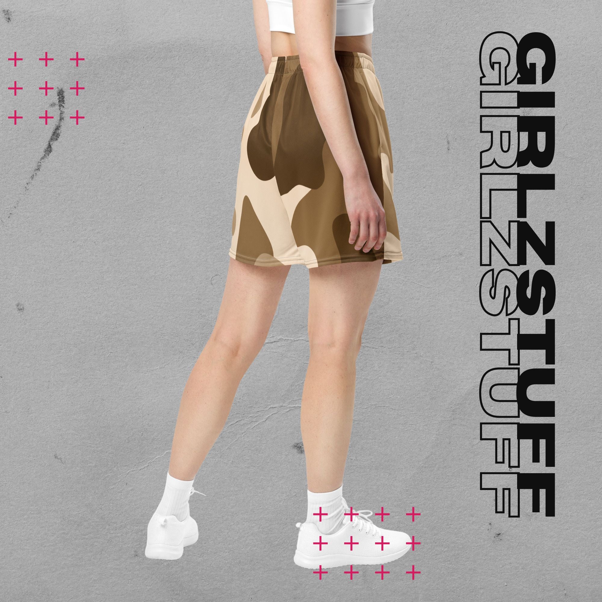 Camo Sand Mesh Shorts – For girls who keep moving